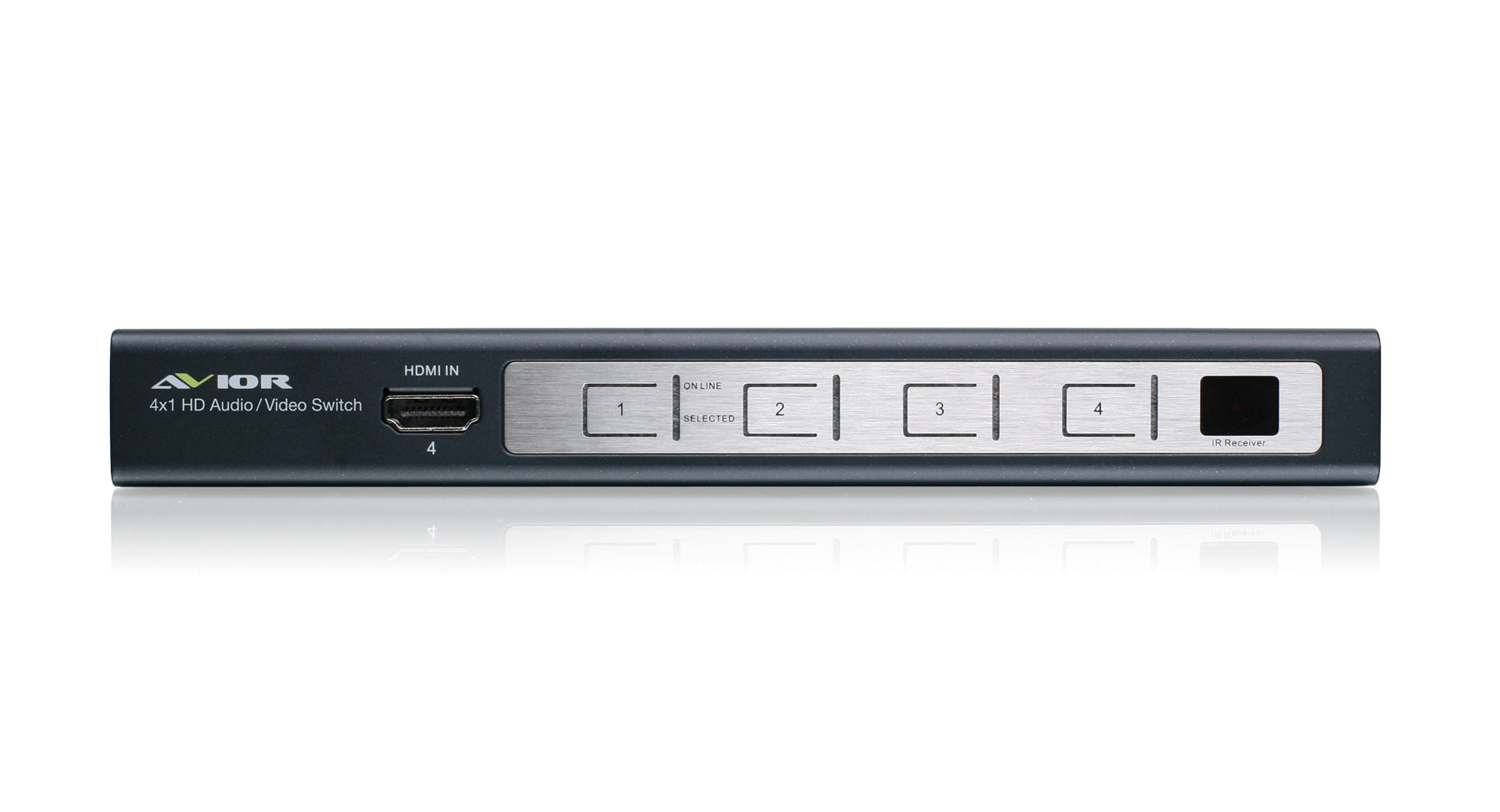 4 Port HDMI Switch with Remote & RS232 Control - Seamless Multi-Device Switching for Home Theater & Gaming Setup