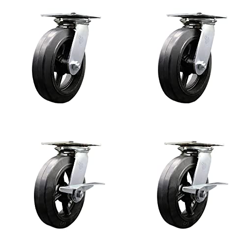 4 Swivel w/2 Side Lock Brakes