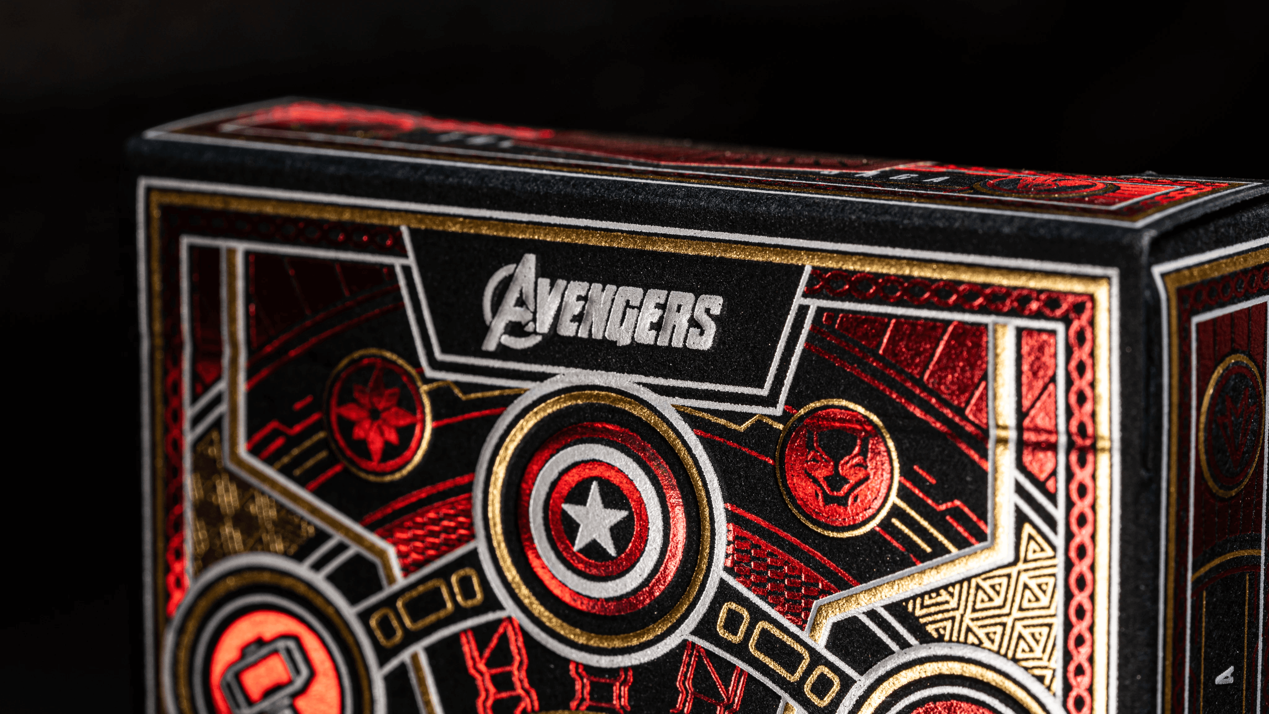 Marvel Avengers Playing Cards - Red Edition | Premium Superhero Card Game for Collectors & Game Nights