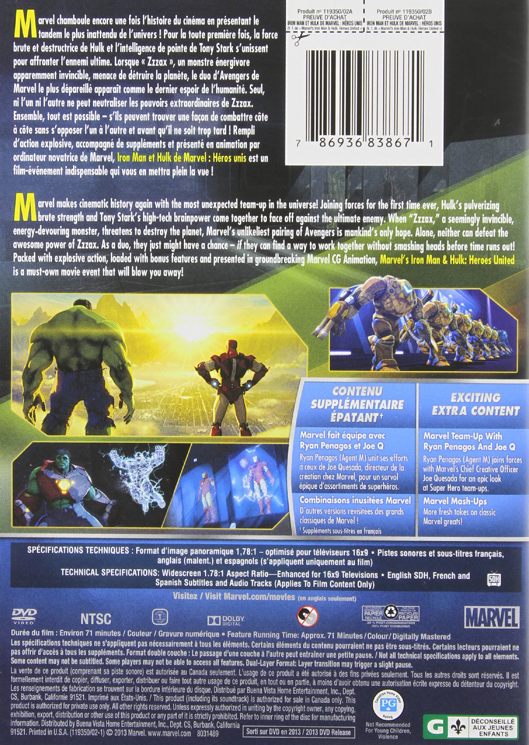 Marvel's Iron Man & Hulk: Heroes United Action Figure Set - Collectible Superhero Toys for Kids & Adults | Perfect for Display, Gifts & Marvel Fan Collections