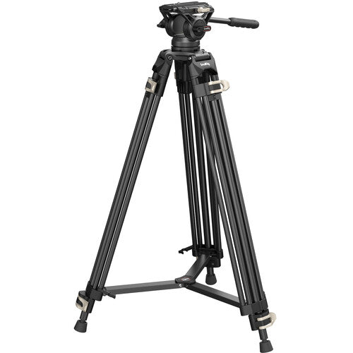SmallRig AD 01 V2 Professional Heavy Duty Tripod with Fluid Head for DSLR Cameras - Perfect for Video Shooting, Live Streaming & Photography