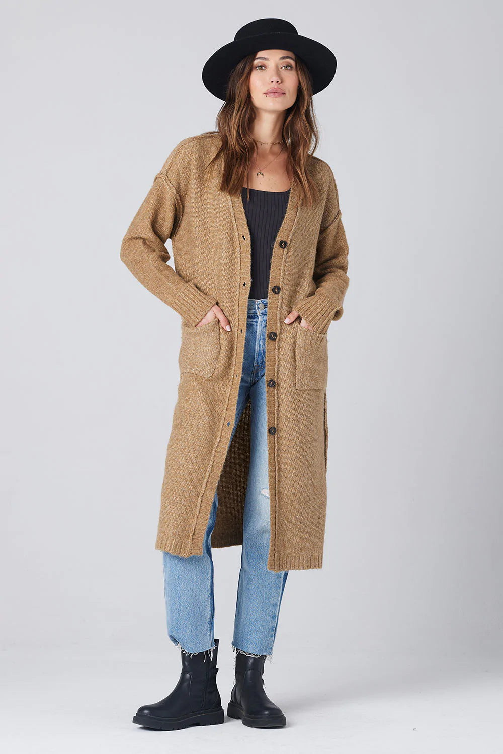 Arie Sweater Cedar - Soft & Stylish Women's Knit Pullover for Fall & Winter - Perfect for Casual Outings, Office Wear & Cozy Evenings