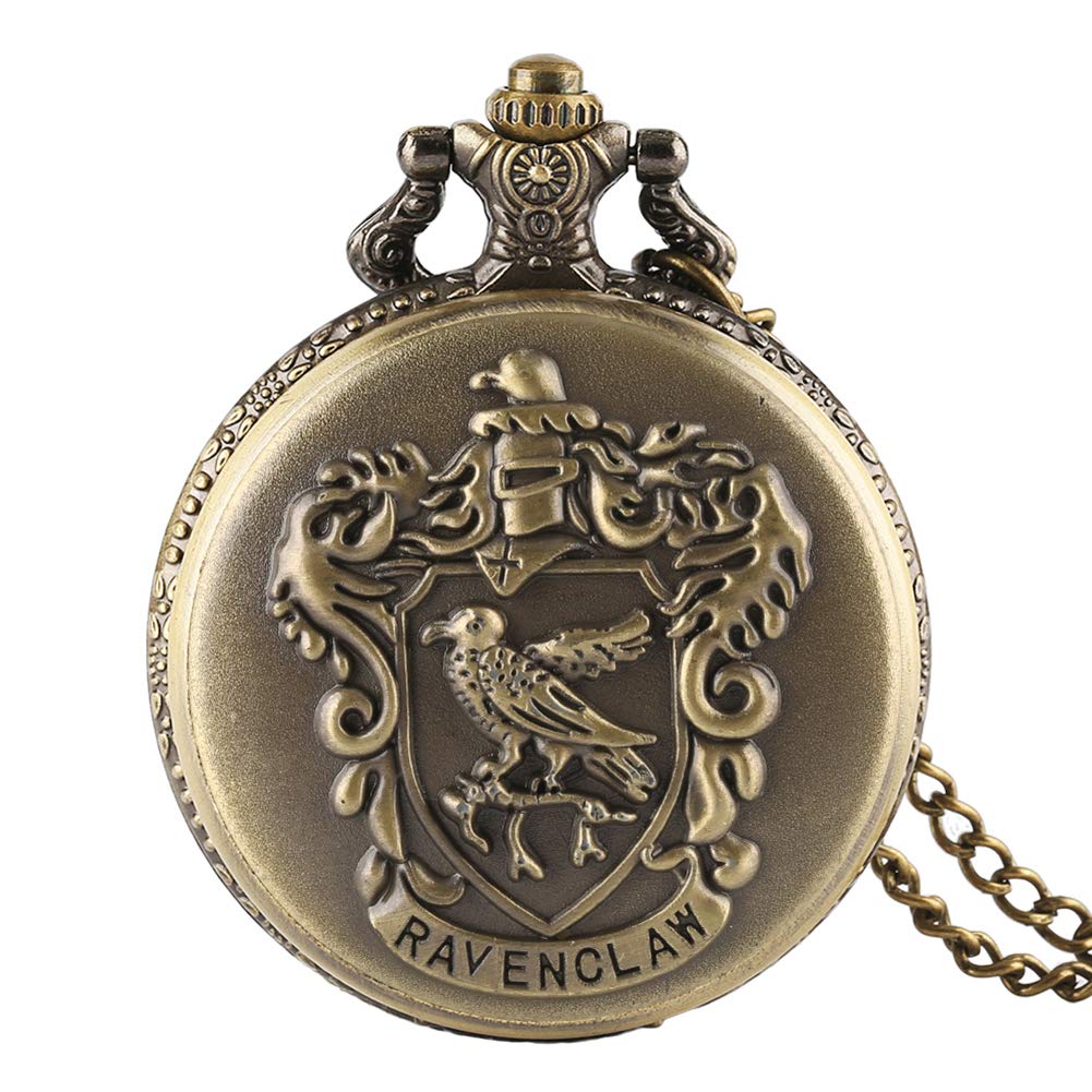 Ahmedy Vintage Cartoon Pocket Watch for Men & Women - Retro Antique Mechanical Pocket Watch with Chain, Perfect Christmas Gift for Collectors & Steampunk Lovers (Ideal for Cosplay, Weddings & Special Occasions)