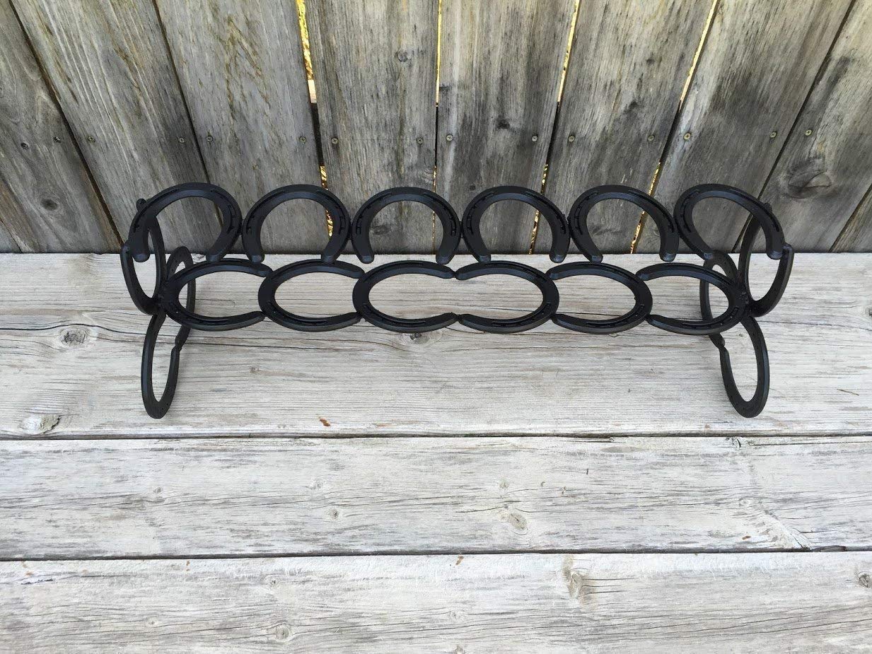 Sturdy Horseshoe Boot Rack - Rustic Entryway Organizer for Western & Cowboy Boots | Perfect for Mudrooms, Farmhouses & Ranch Style Homes