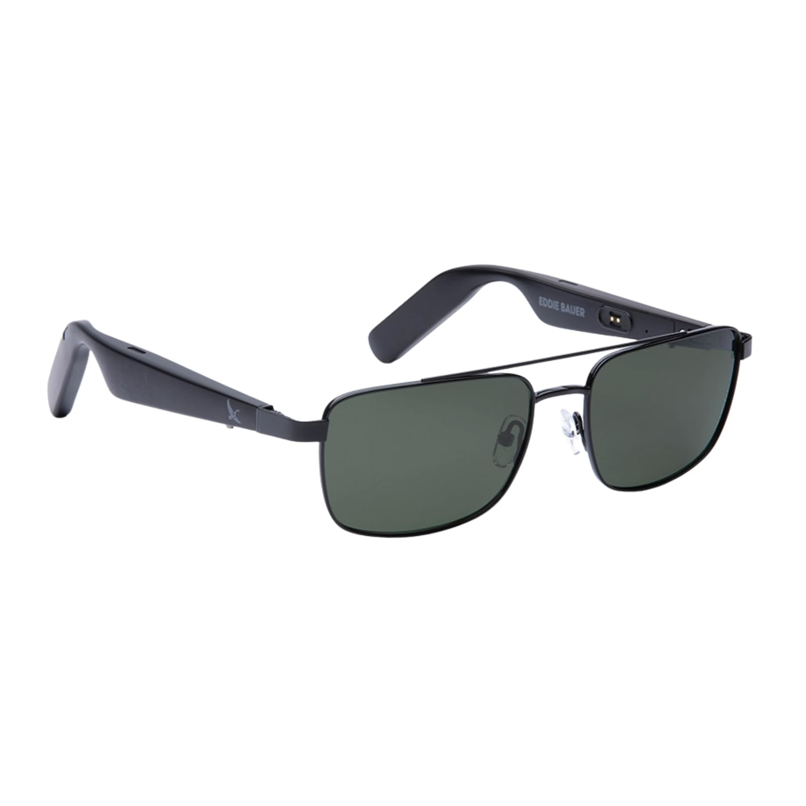 Eddie Bauer Bluetooth Smart Glasses for Men - Polarized UV400 Lenses with Open Ear Speakers & Microphone - Hands-Free Calling & Music - Perfect for Driving, Running, and Outdoor Activities