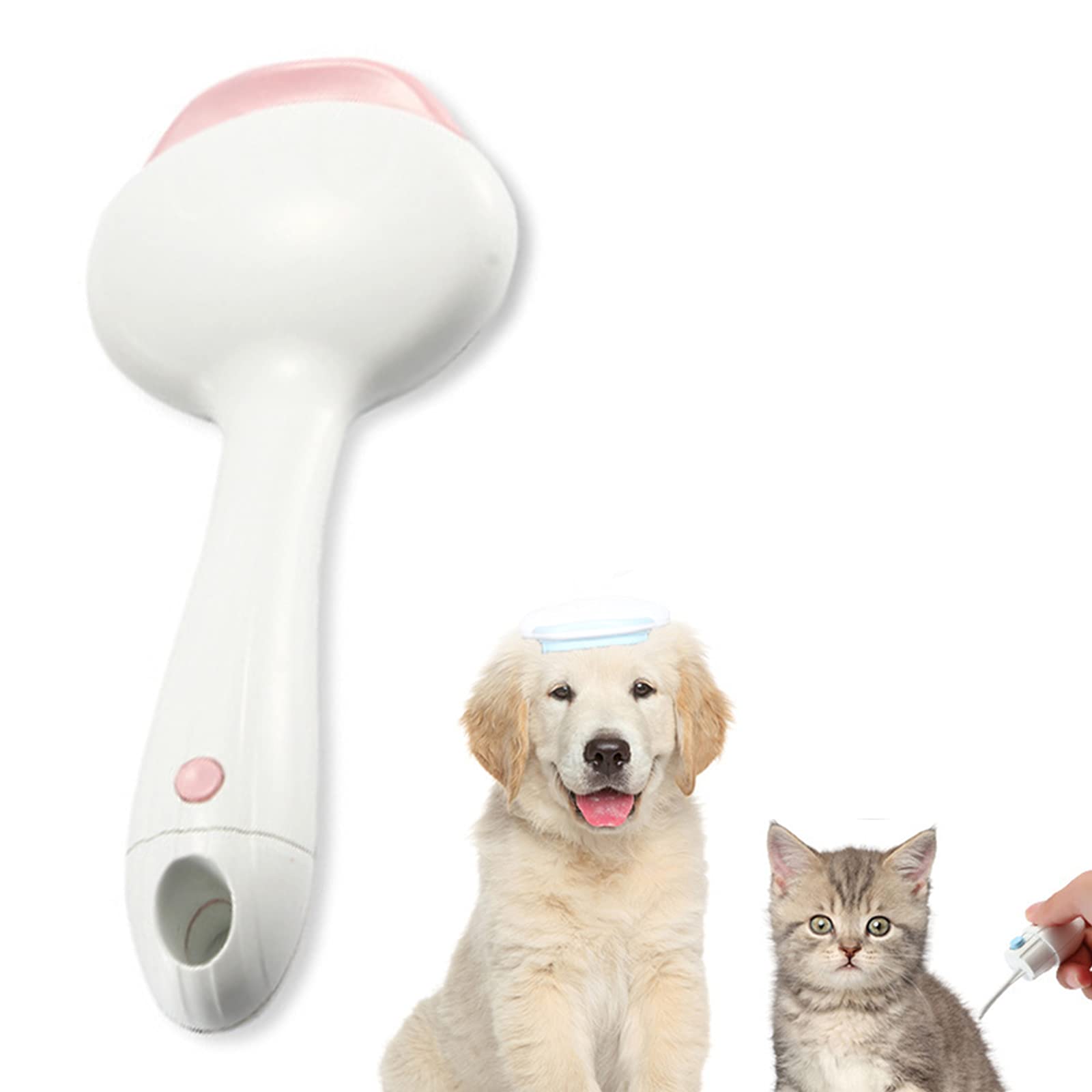 **PJDDP 3-in-1 Professional Pet Grooming Brush for Dogs & Cats – Deshedding Tool, Massage Comb, Dematting Brush – Gently Removes Loose Undercoat, Mats & Tangles – Perfect for Home Grooming & Shedding Control**