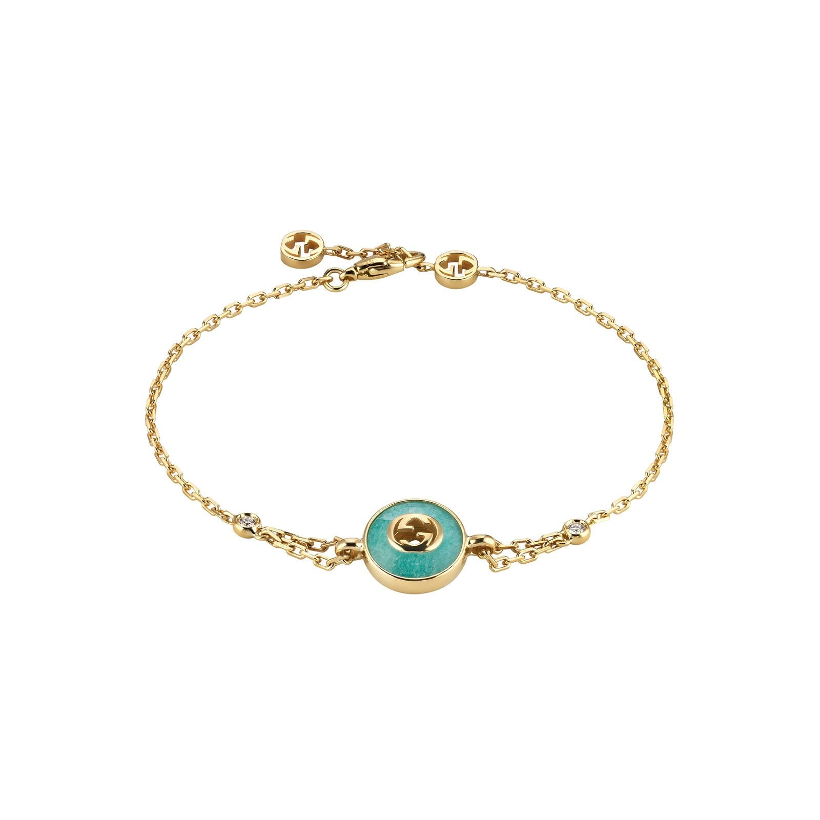 Gucci Interlocking 18K Yellow Gold Chain Bracelet for Women YBA831910001 - Luxury Fashion Jewelry Gift for Birthday, Anniversary & Special Occasions