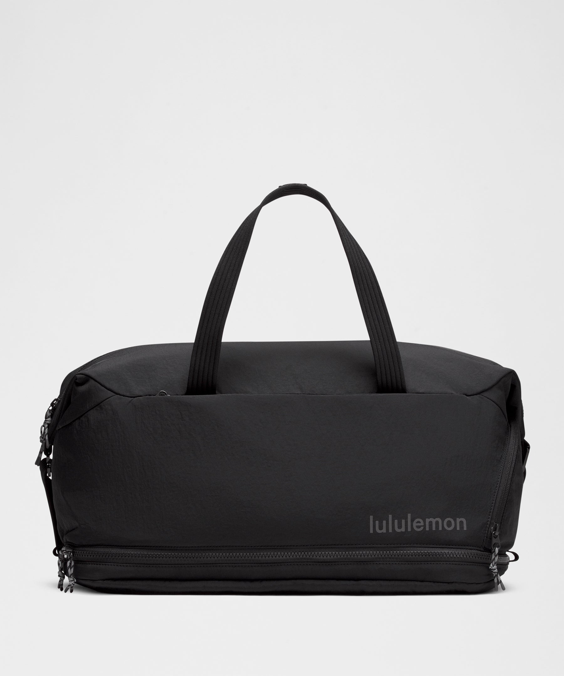 Lululemon Gym Duffle Bag for Women & Men - Large Sports Duffel Bag with Shoe Compartment - Perfect for Workout, Travel, Yoga & Gym Essentials