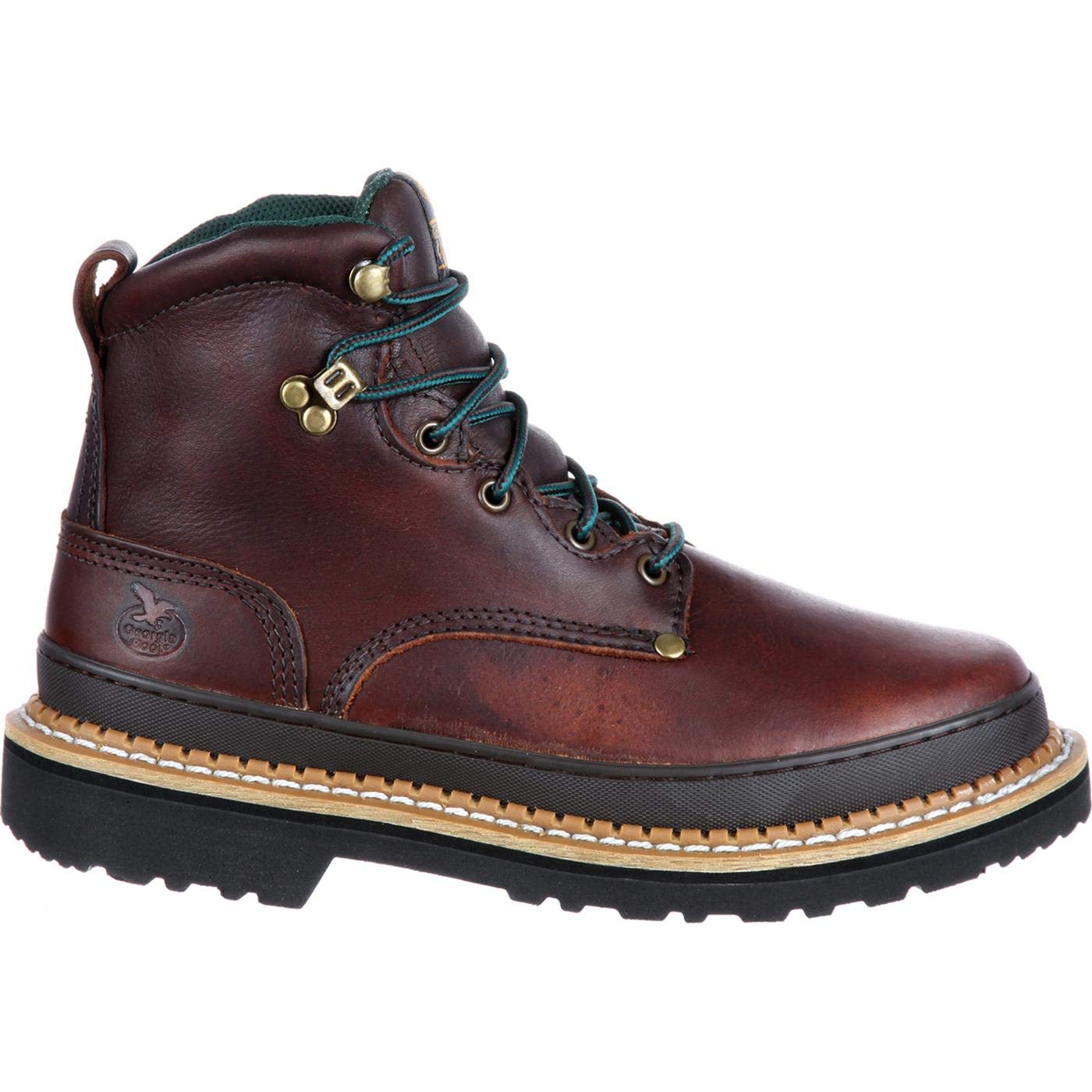 Georgia Giant Work Boots for Men - Heavy Duty Steel Toe, Waterproof & Slip Resistant - Ideal for Construction, Landscaping & Outdoor Work