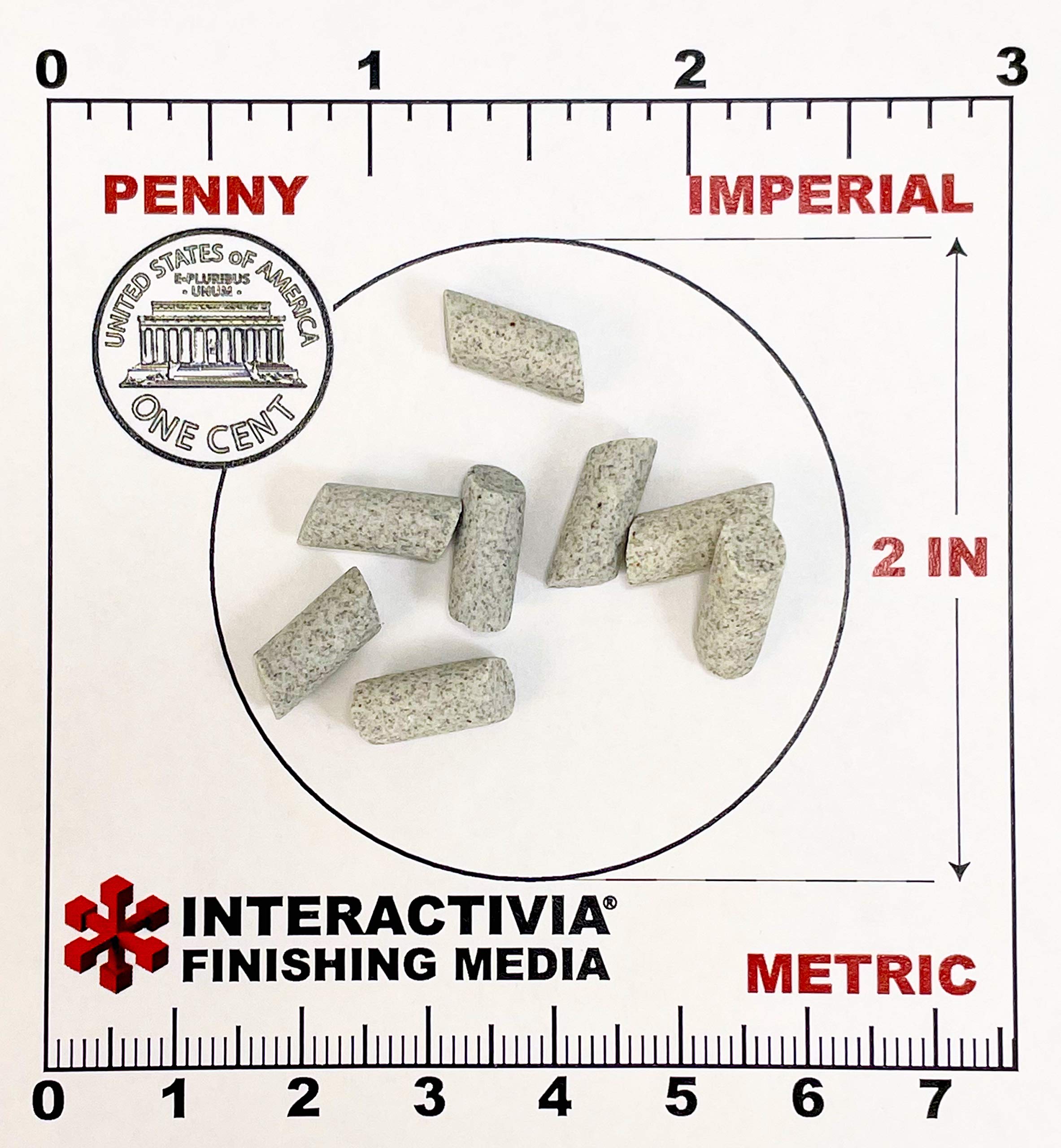 5 lb Ceramic Tumbling Media - 3/16