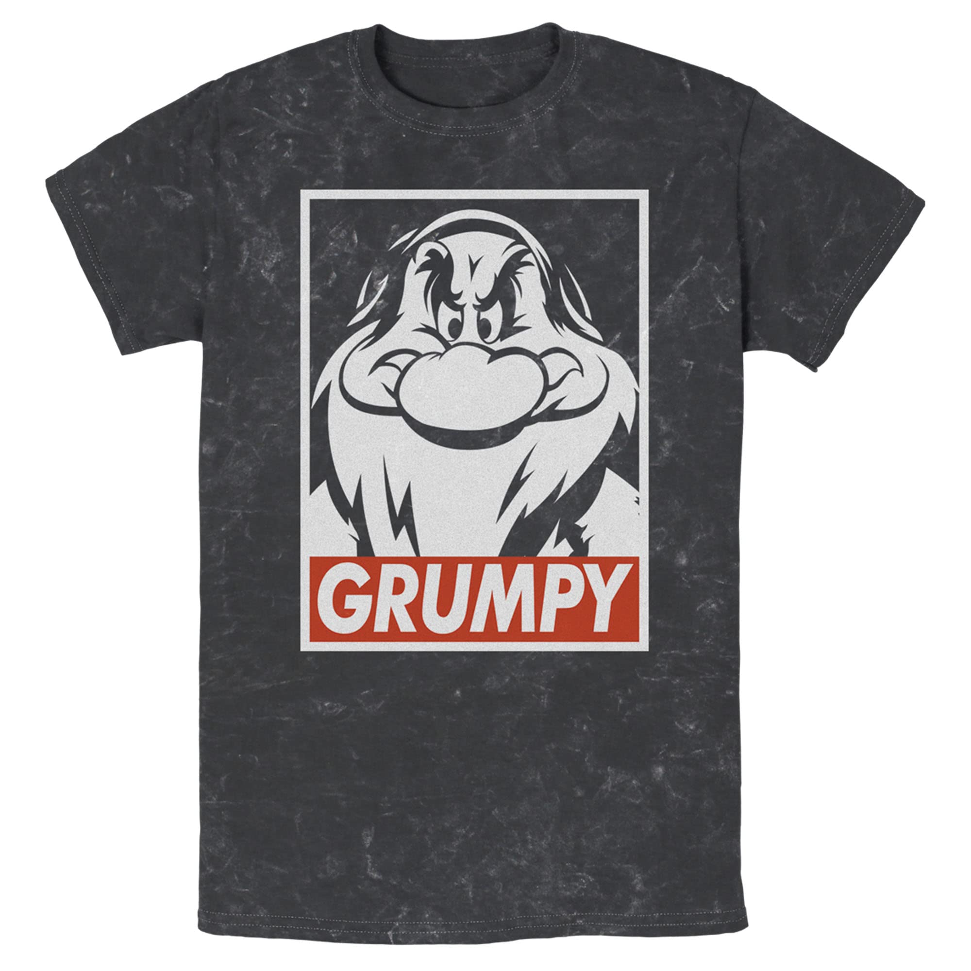 Disney Snow White Grumpy Dwarf Graphic T-Shirt for Men - Soft Cotton Streetwear Tee - Perfect for Casual Wear, Disney Fan Gifts, and Themed Parties