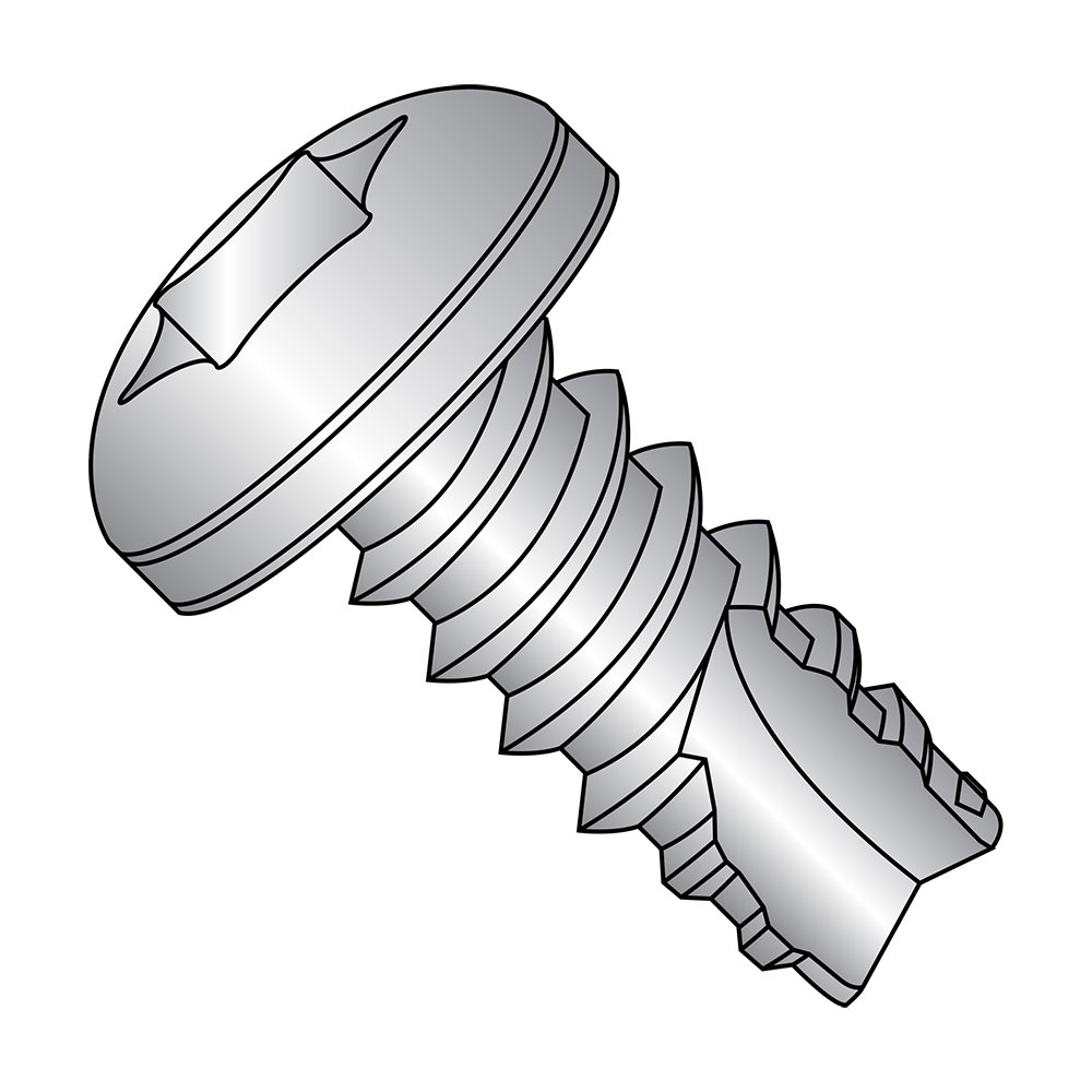 Stainless Steel Thread Cutting Screws #8-18, 1