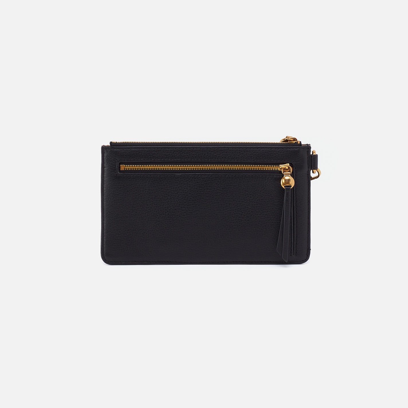 Hart Pebbled Leather Wristlet - Stylish Black Crossbody Wallet for Women | Perfect for Everyday Use, Shopping & Travel