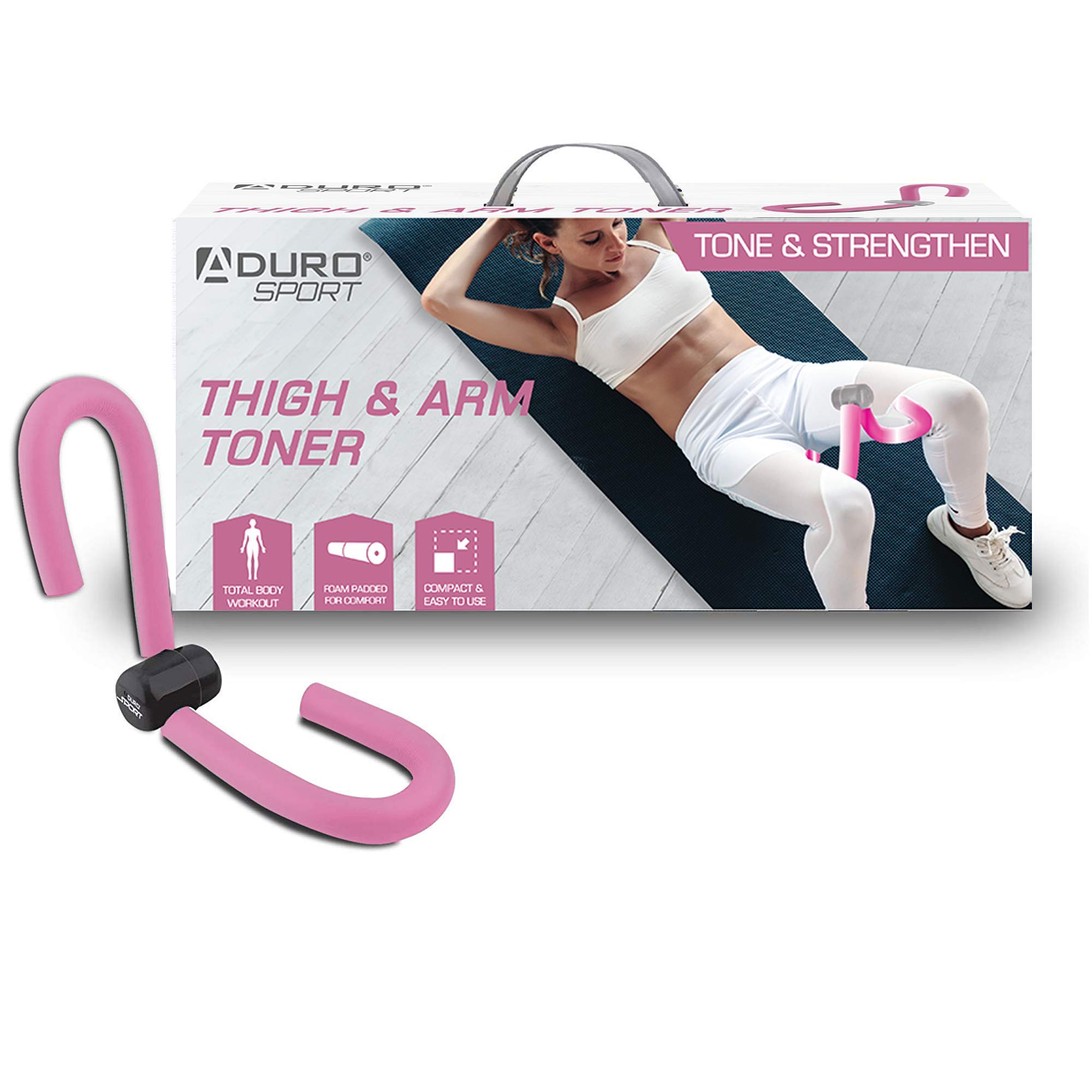 Aduro Sport Thigh Master - Inner Thigh Exercise Equipment for Women, Full Size Leg Toner & Trainer (Upgraded Version) - Perfect for Home Workouts, Gym Training & Physical Therapy