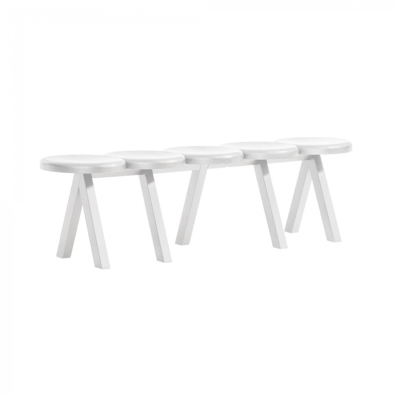 Driade Millepiedi Bench - Modern Wooden Bench for Living Room, Bedroom & Entryway - Stylish Seating Furniture for Home Decor