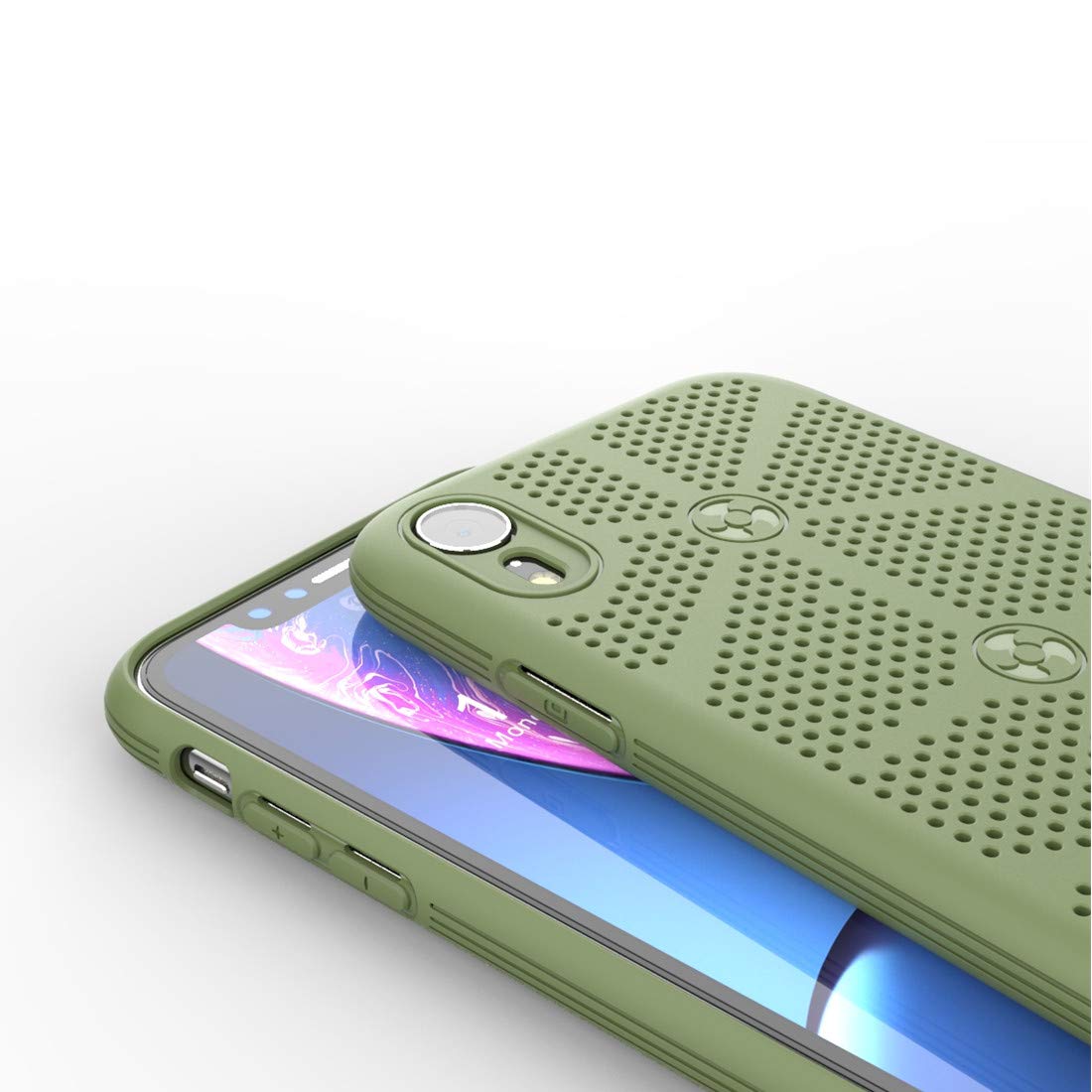 Best Cooling Phone Case for iPhone XR (6.1 Inch 2018) - Breathable Heat Dissipation TPU Protective Cover | Perfect for Gaming, Outdoor Activities & Hot Weather Use
