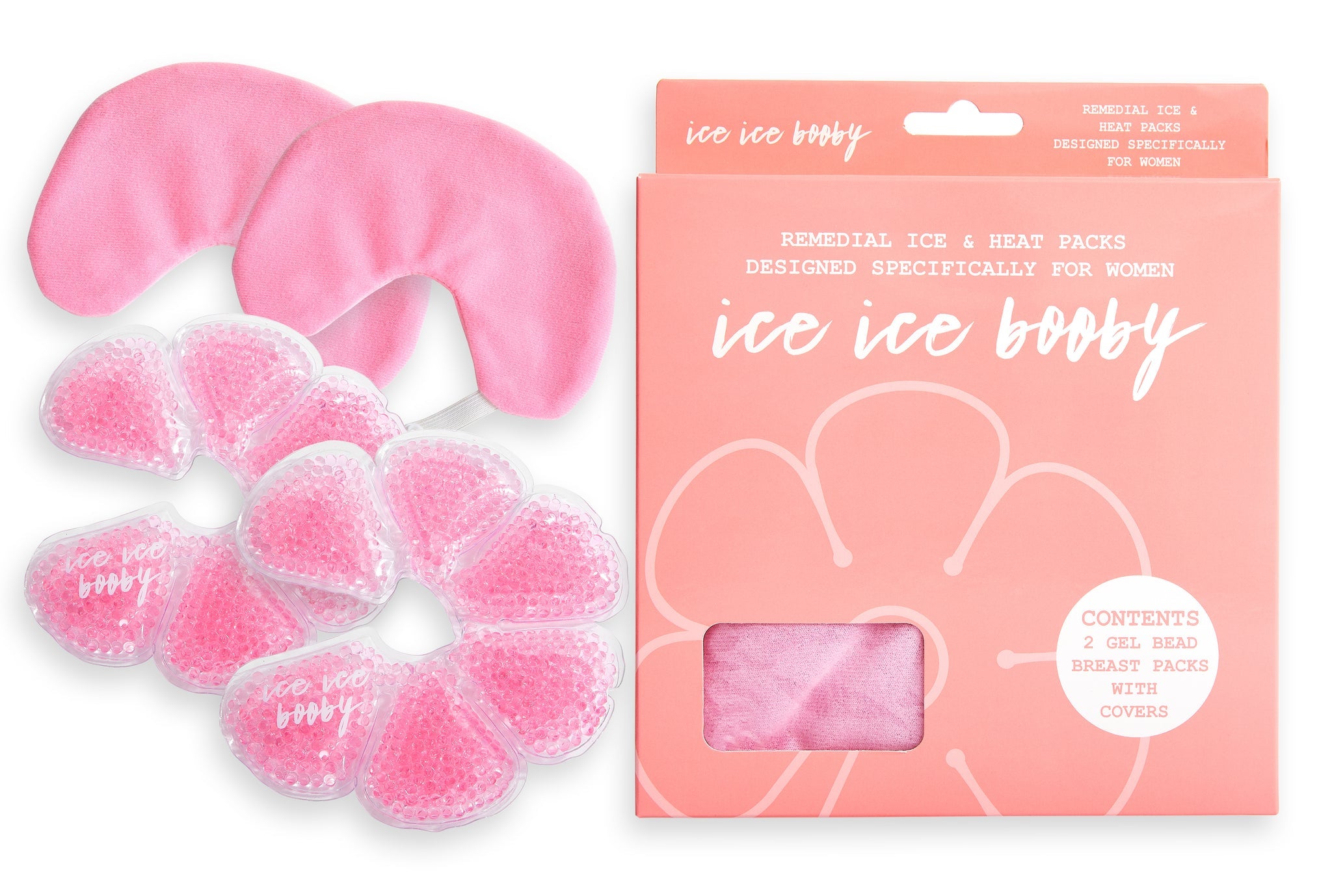 Therapeutic Breast Ice and Heat Packs for Pain Relief - Post-Surgery, Nursing, Mastitis & Breastfeeding Comfort - Perfect for Postpartum Care and Lactation Support