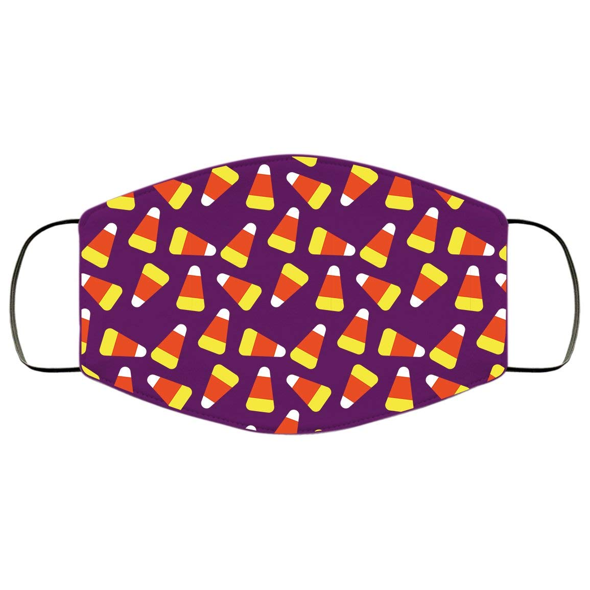 Cute Candy Corn Face Mask - Halloween Costume Accessory for Kids & Adults | Trick or Treat, Cosplay, Halloween Party Favors