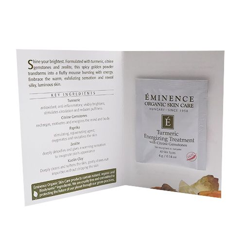 Eminence Organics Turmeric Energizing Treatment - Brightening & Revitalizing Face Mask for Glowing Skin | Perfect for Spa Days & At-Home Self-Care Routines
