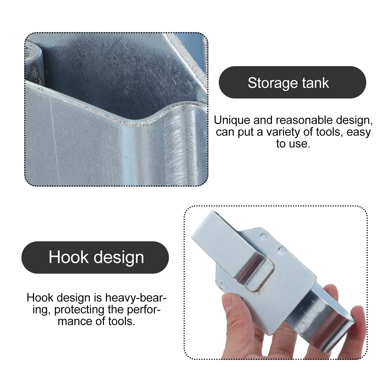 DOITOOL 1pc Universal Tool Belt Hook - Heavy Duty 45# Steel Wrench & Electric Drill Organizer - Waist Rack Storage for Electricians, Carpenters & DIY Projects - Perfect for Construction Sites & Home Workshops