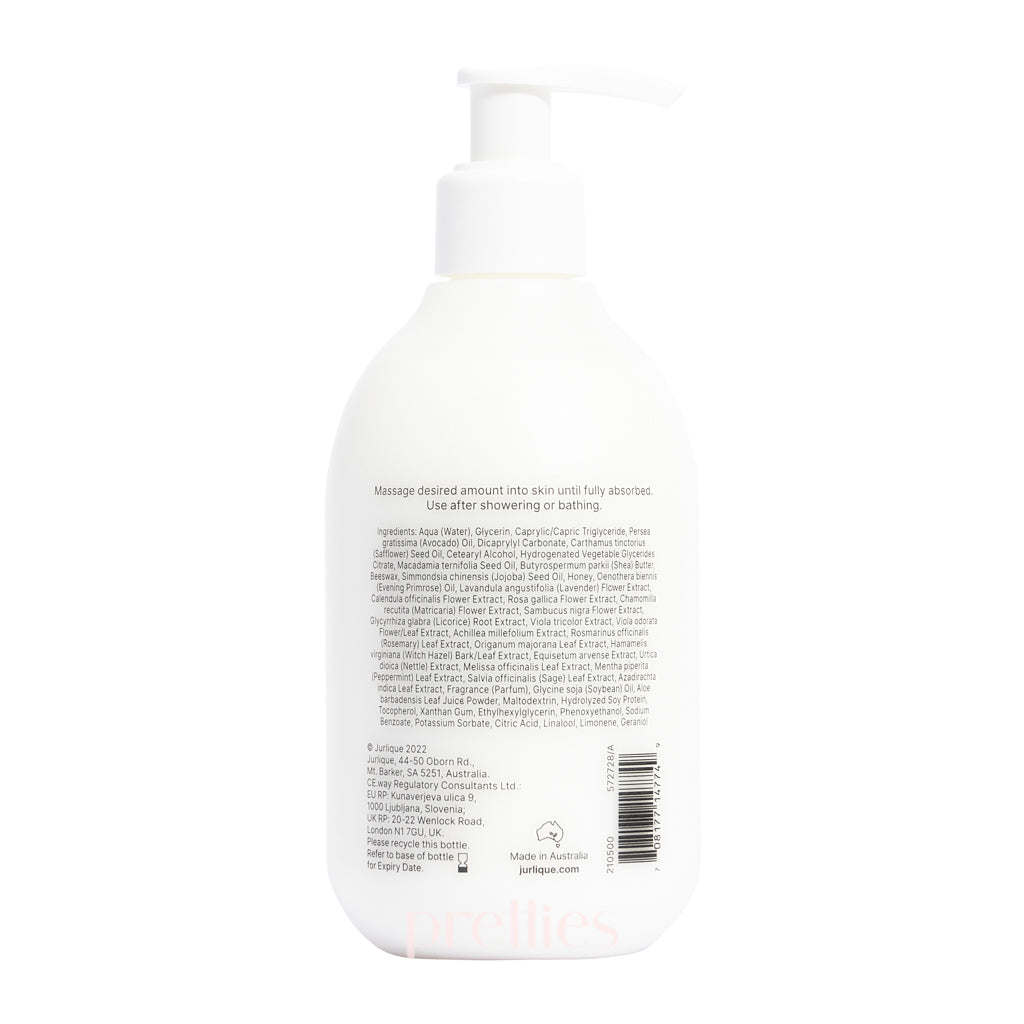 Jurlique Calming Lavender Body Lotion 300ml - Soothing Moisturizer for Dry Skin, Relaxing Aromatherapy | Perfect for Nighttime Routine & Stress Relief