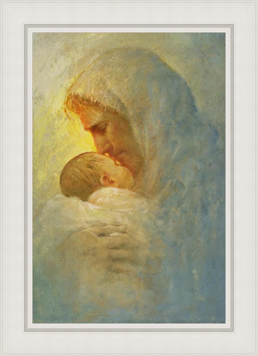Abba By Yongsung Kim - Premium Christian Wall Art for Home & Church Decor | Inspirational Bible Verse Canvas Painting for Living Room, Bedroom & Office