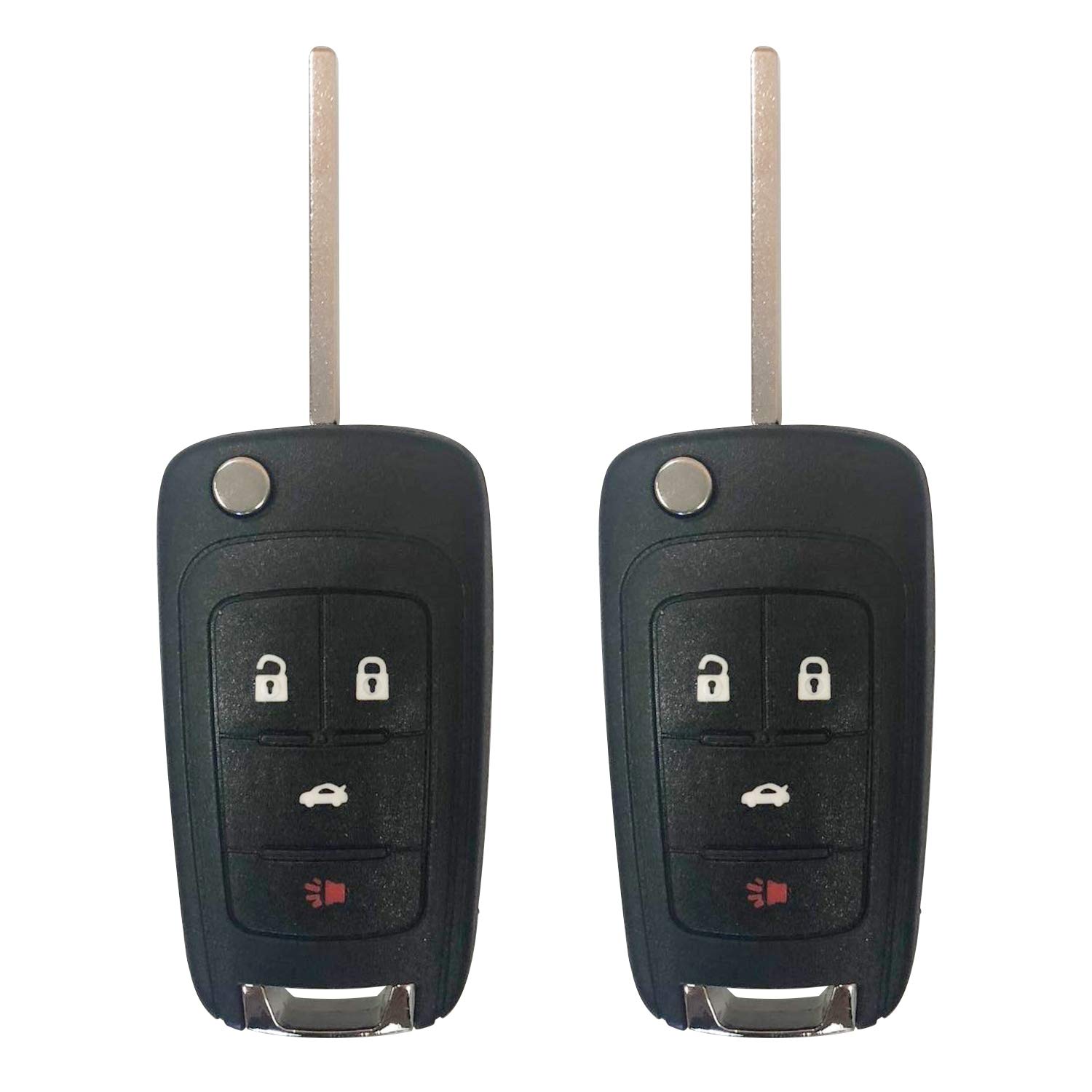 4 Button Keyless Entry Remote Flip Key Fob for OHT01060512 - Car Access Control