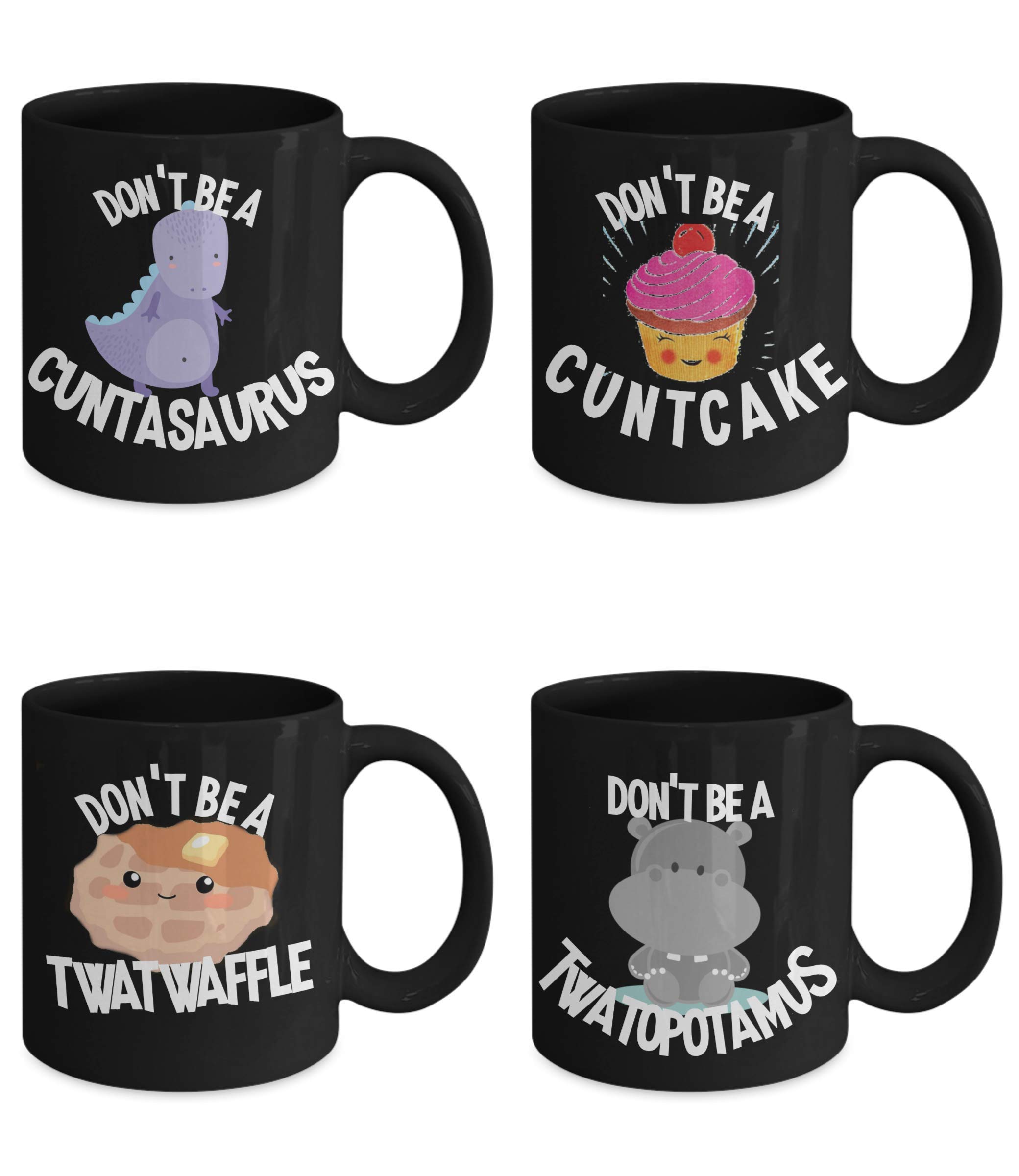 Funny Sarcastic Mug Set - Best Gag Gift for Women & Best Friends - Perfect for Birthday, Coffee & Tea - Great for Office, Home & Parties