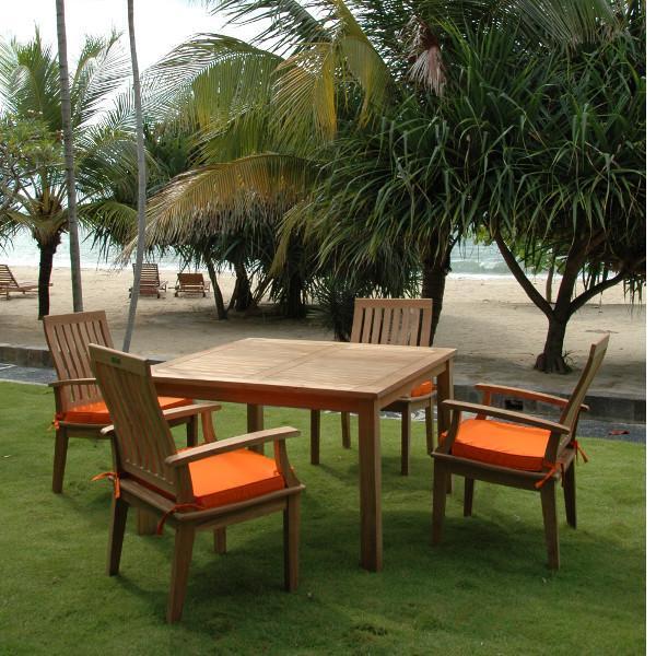 Windsor Brianna 5-Piece Dining Table Set with Chairs - Modern Kitchen & Dining Room Furniture for Family Gatherings & Dinner Parties