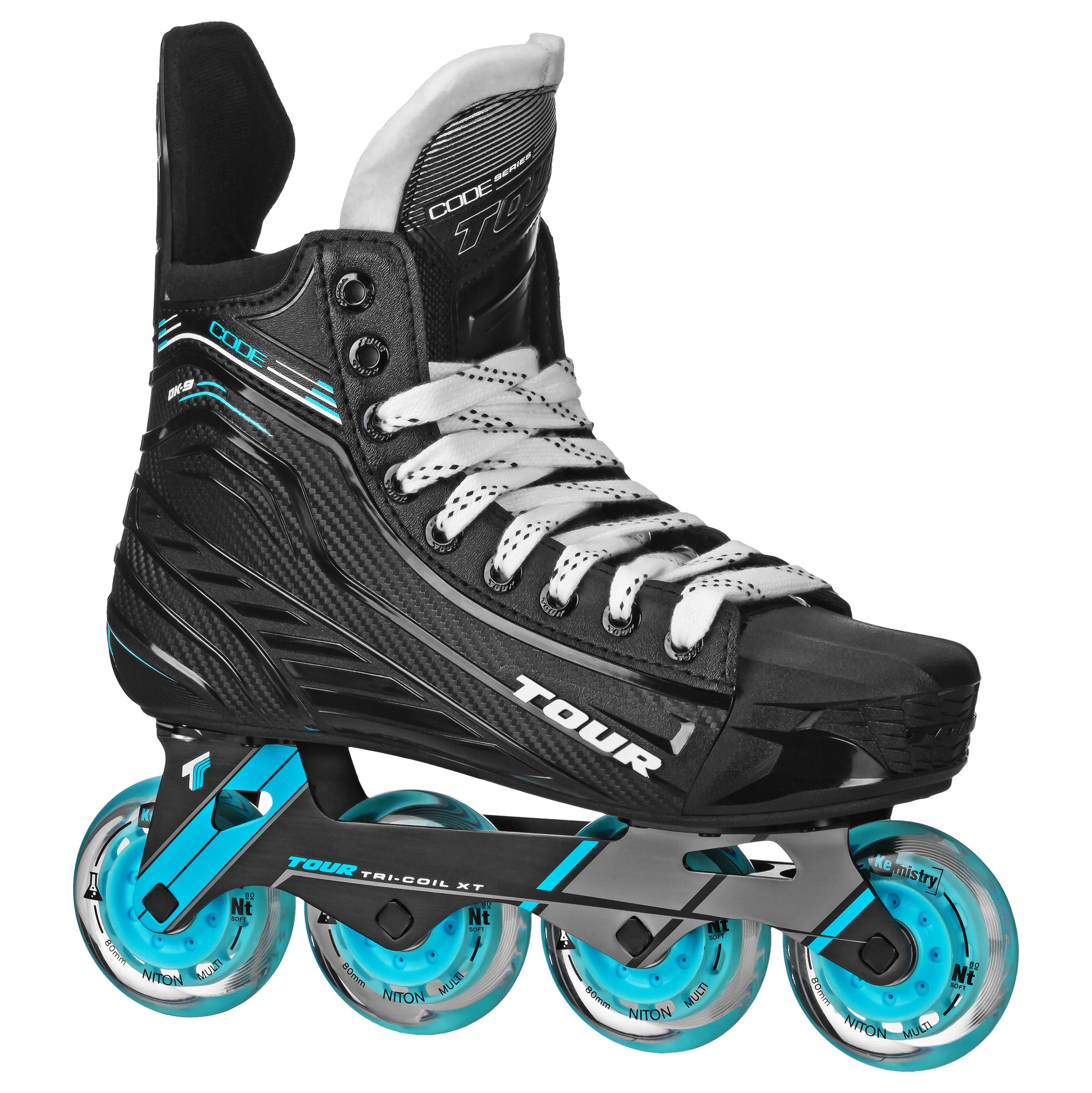 Code DK9 Roller Hockey Skates - High-Performance Inline Skates for Men & Women - Perfect for Street Hockey, Rink Play & Training