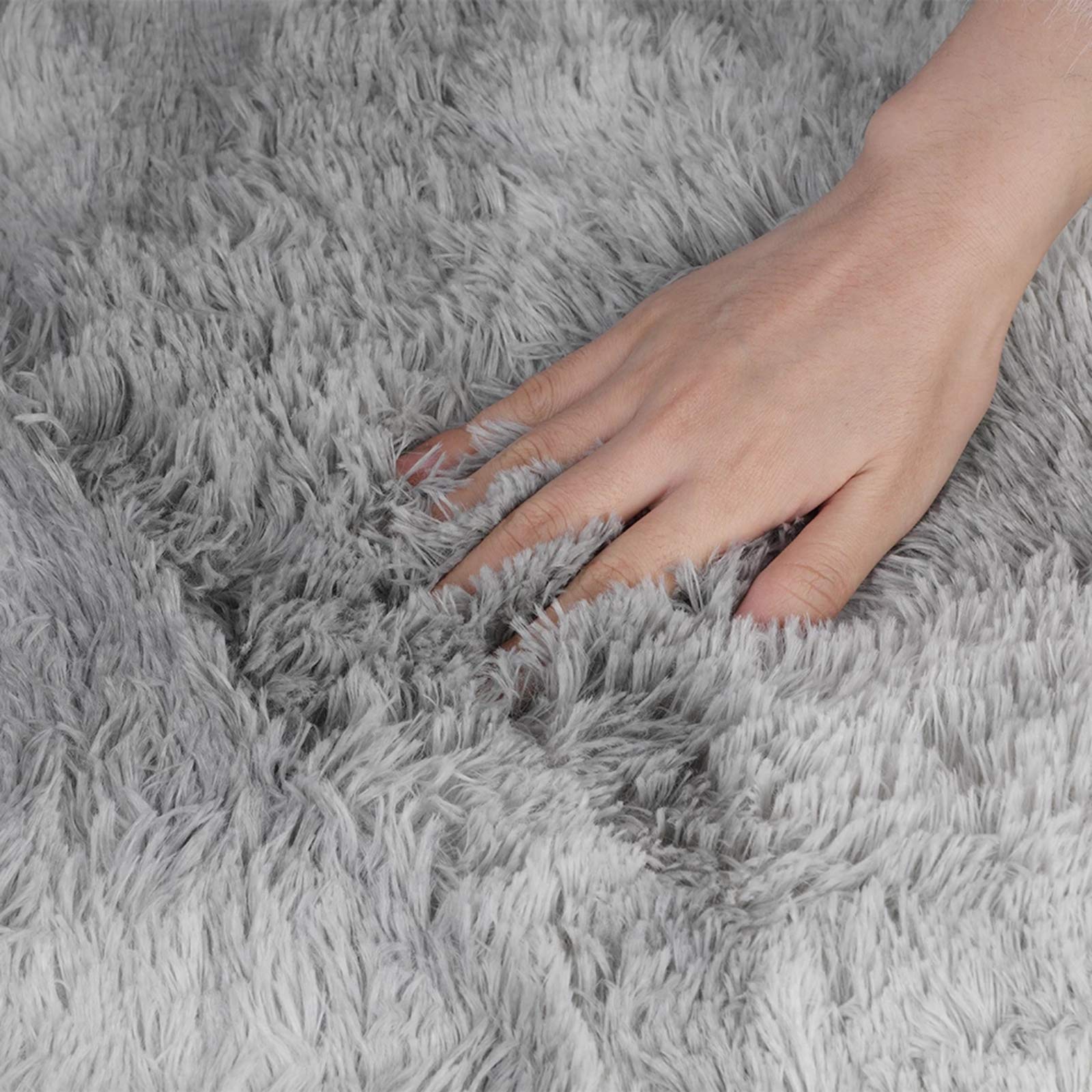 Ultra Soft Plush Faux Fur Area Rug 3'3