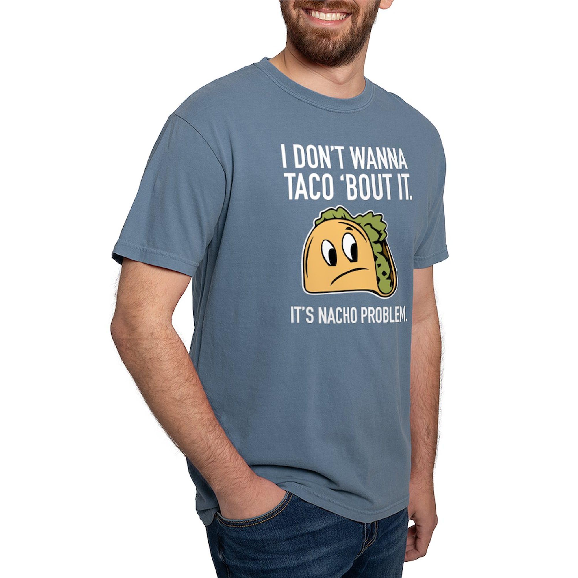 Tacoboutit2b Funny Taco T-Shirt for Men | Comfort Colors® Soft Cotton Tee | Casual Wear, Gifts for Taco Lovers, Mexican Food Theme Parties