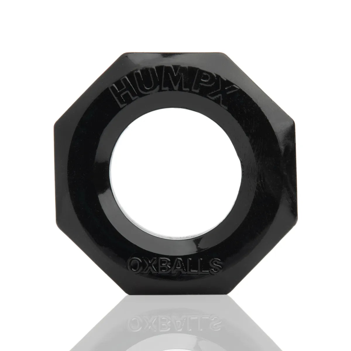 Oxballs HumpX Large Black Cock Ring - Premium Silicone Penis Ring for Enhanced Pleasure & Erection Support - Perfect for Couples Play & Solo Stimulation