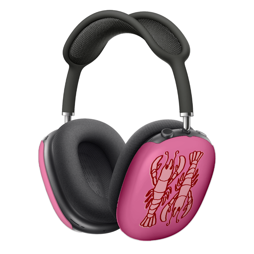 Premium Lobster Love AirPods Max Protective Case - Durable Shockproof Cover for Apple AirPods Max Headphones - Perfect for Travel, Workouts & Daily Commute