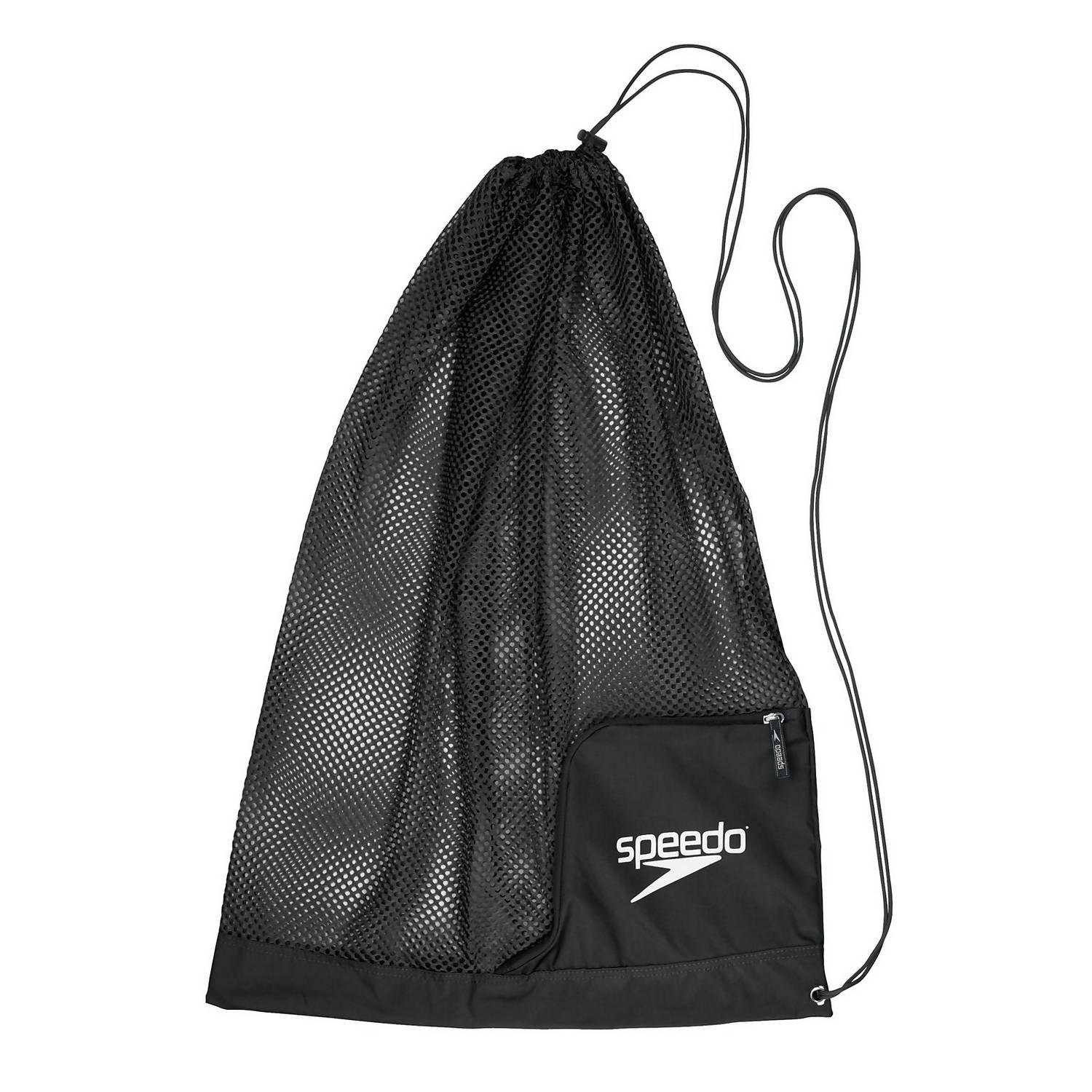 Speedo Ventilator Mesh Swim Bag - Lightweight & Durable Mesh Swimming Gear for Pool, Beach & Gym - Perfect for Swimsuits, Towels & Accessories