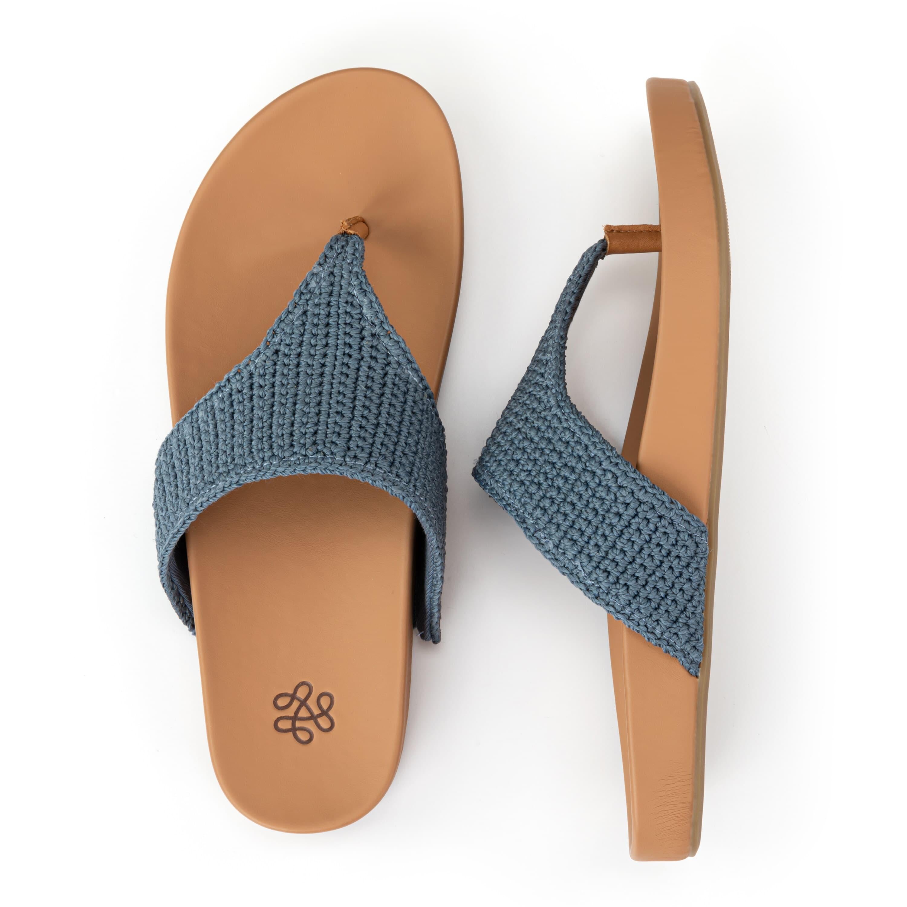 Everly Hand Crochet Sandals - Comfortable Bohemian Beach Sandals for Women | Perfect for Summer, Vacation & Casual Wear