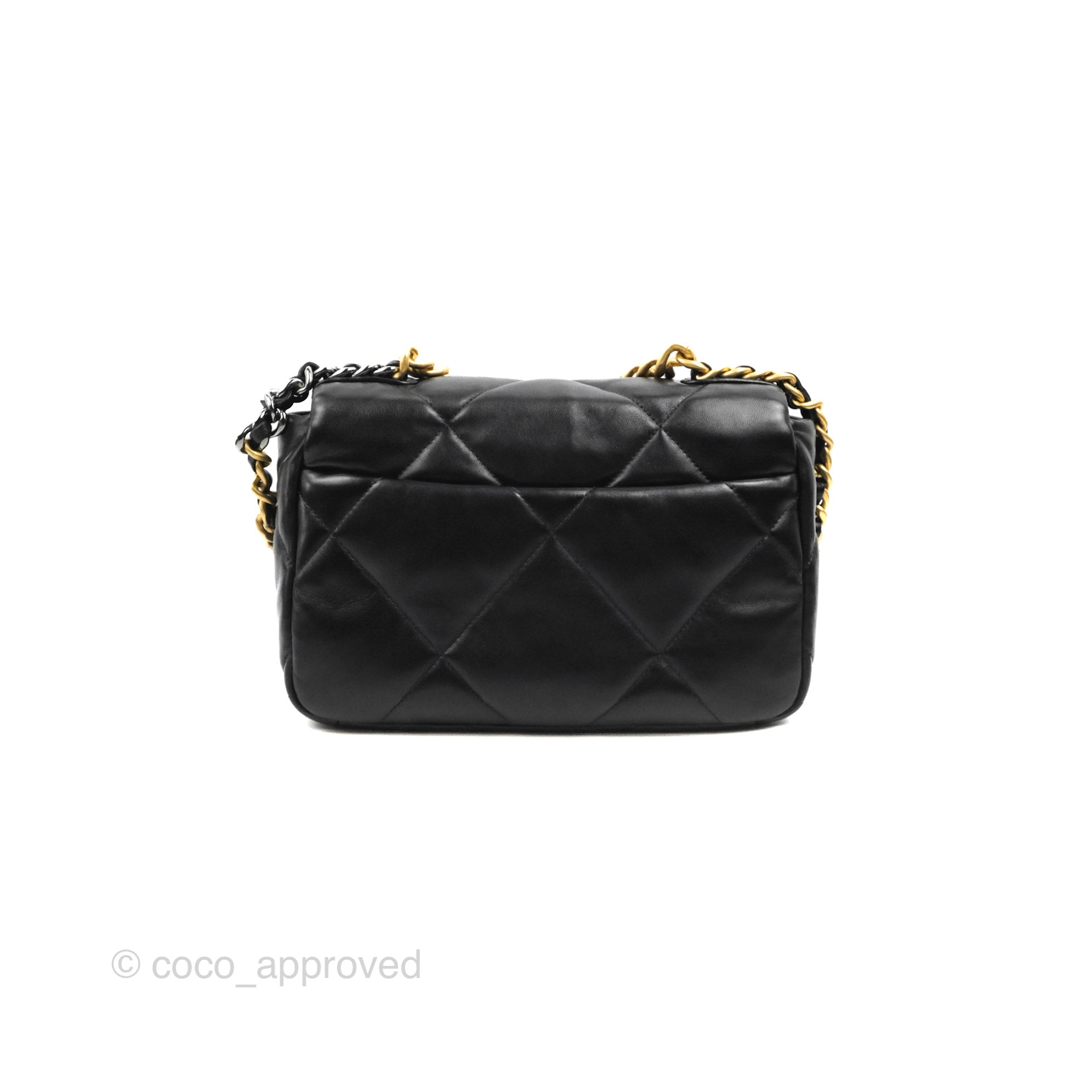 Chanel 19 Small Handbag Black Mixed Hardware - Luxury Designer Crossbody Bag for Women, Perfect for Date Night & Evening Events