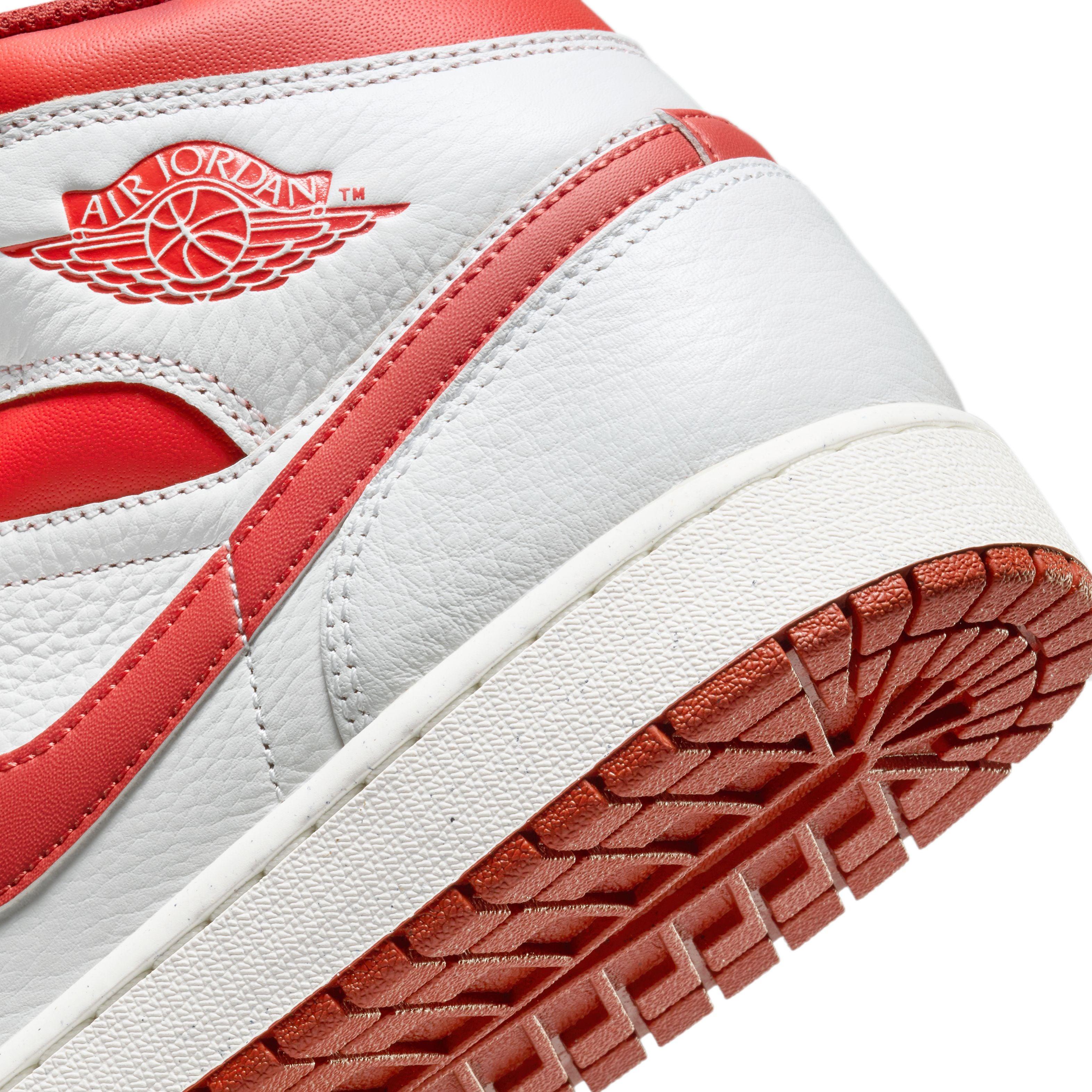 Air Jordan 1 Mid SE 'Dune Red' Men's Basketball Shoes - Retro Sneakers for Casual Wear & Street Style Fashion
