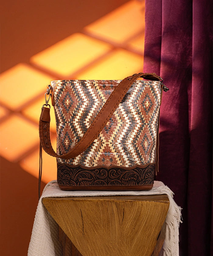 Montana West Sequined Aztec Concealed Carry Hobo Bag - Stylish & Functional Crossbody Purse for Women | Perfect for Everyday Use, Travel & Concealed Carry