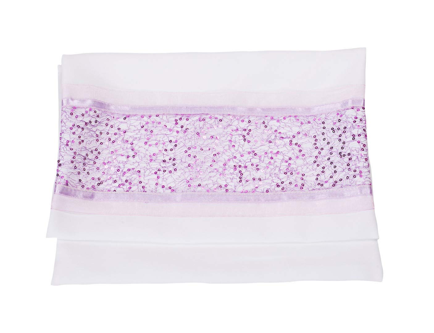 Personalized Women's Tallit Shawl - Delicate Purple Bubbles Design for Bat Mitzvah | Handmade Jewish Prayer Shawl from Israel | Perfect for Synagogue, Coming of Age Ceremonies & Special Occasions