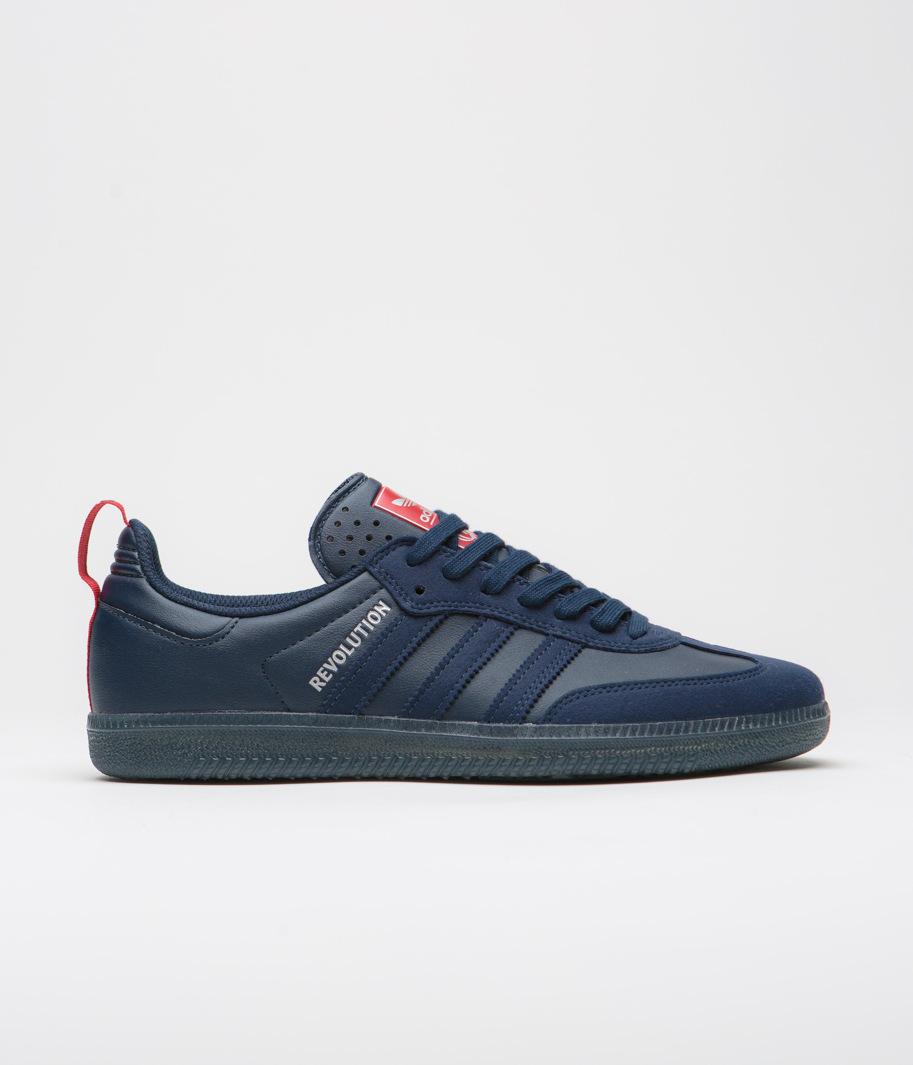 Adidas x Orchard x New England Revolution Samba ADV Sneakers - Night Indigo/Silver Metallic Soccer Shoes for Men | Perfect for Casual Wear, Street Style & Football Training