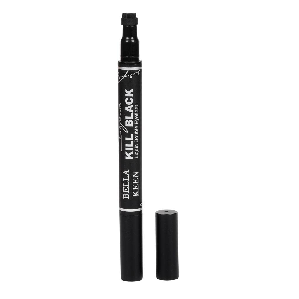 Bella Keen Tattoo Pen Eyeliner - Waterproof & Long Lasting Liquid Eyeliner for Precise Winged Liner - Perfect for Daily Makeup, Parties & Special Occasions
