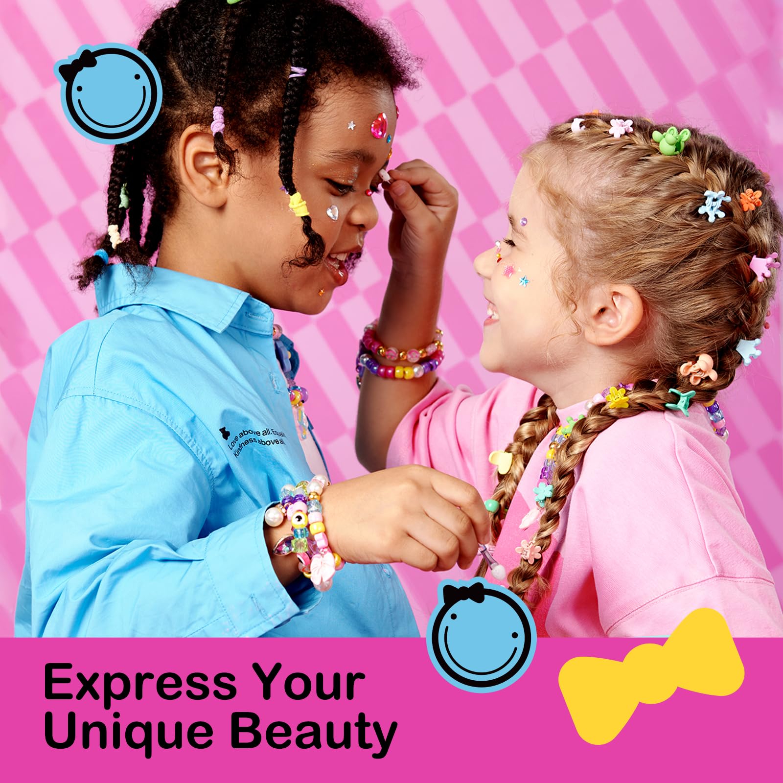 Tomons Washable Kids Makeup Kit - Birthday Gift for Girls 3-10 Years - Pretend Play & Dress Up