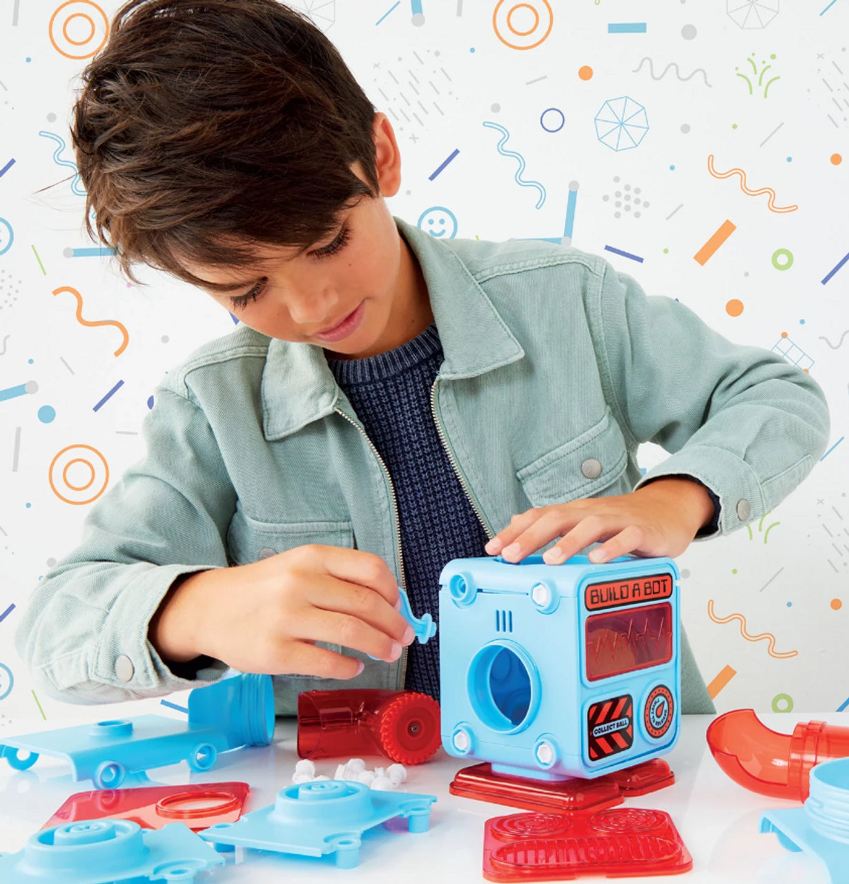 Discovery Mindblown DIY Prize Pod Robot Vending Machine Kit – STEM Educational Toy for Kids, Fun DIY Science Project & Interactive Prize Dispenser for Birthday Parties & Classroom Rewards