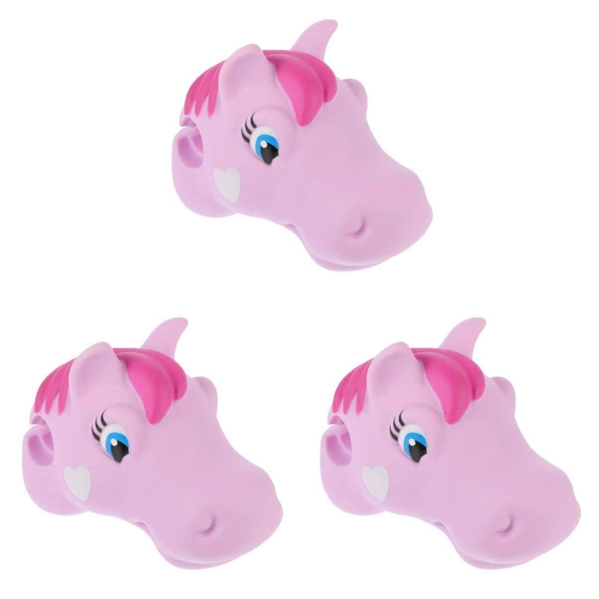 TOYANDONA 2-Piece Unicorn Scooter Head Accessories for Micro Mini Scooters - Cute Horse & Unicorn Decor for Kids' Ride-On Toys - Perfect for Birthday Gifts, Outdoor Play & Scooter Customization