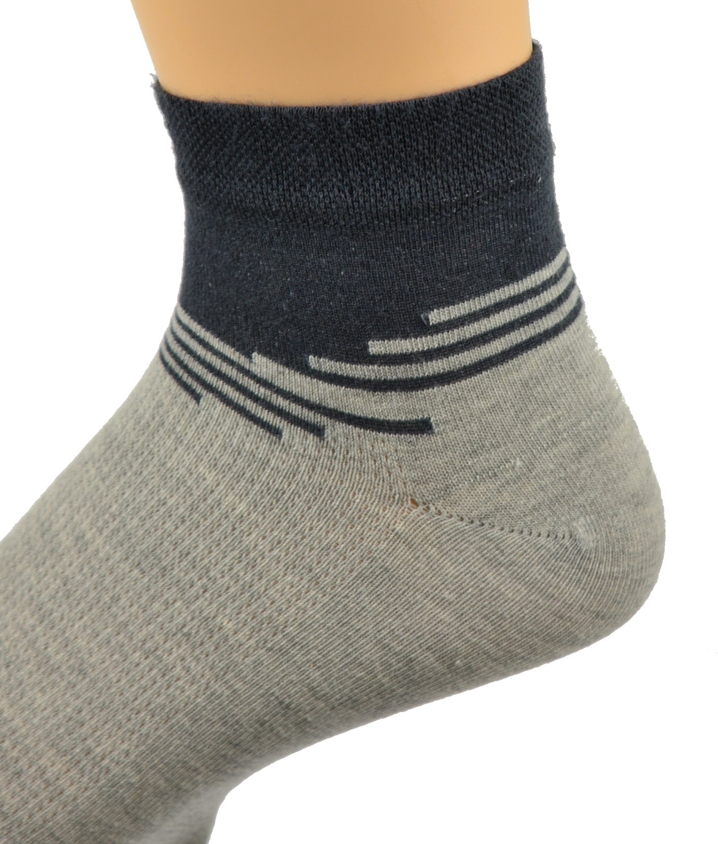 **Men's Low Cut Bamboo Rayon Socks - Seamless Toe, Quick Dry, 3-Pair Pack - Perfect for Running, Gym & Everyday Comfort**
