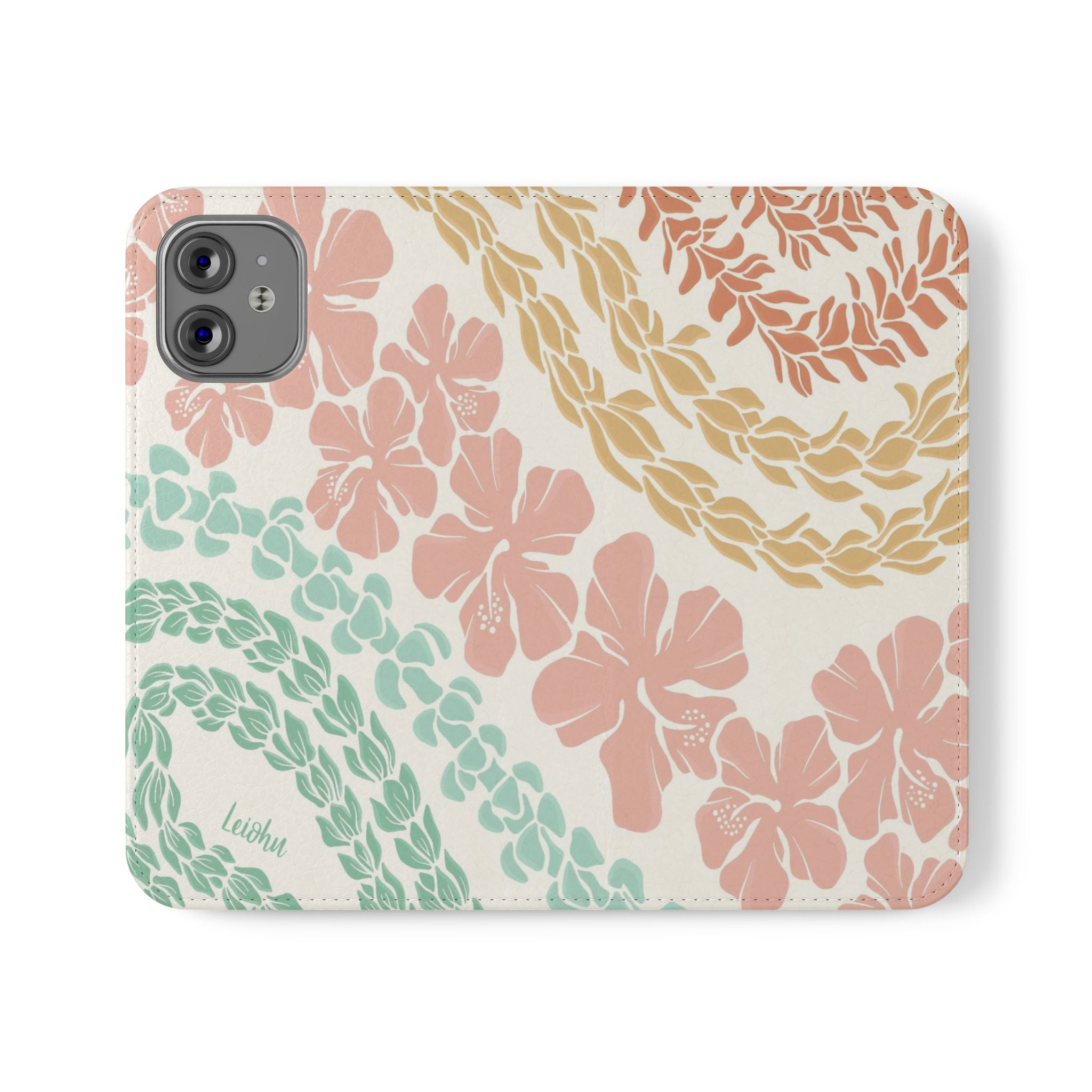 Stylish Groovy Lei Folio Case for iPhone & Samsung - Perfect for Travel, Work & Everyday Use