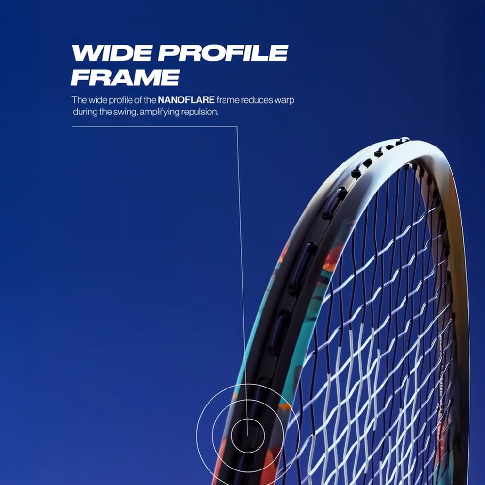 Yonex Nanoflare 700 Game Badminton Racket - Midnight Purple | Lightweight Carbon Fiber Shaft | For Competitive Play & Training