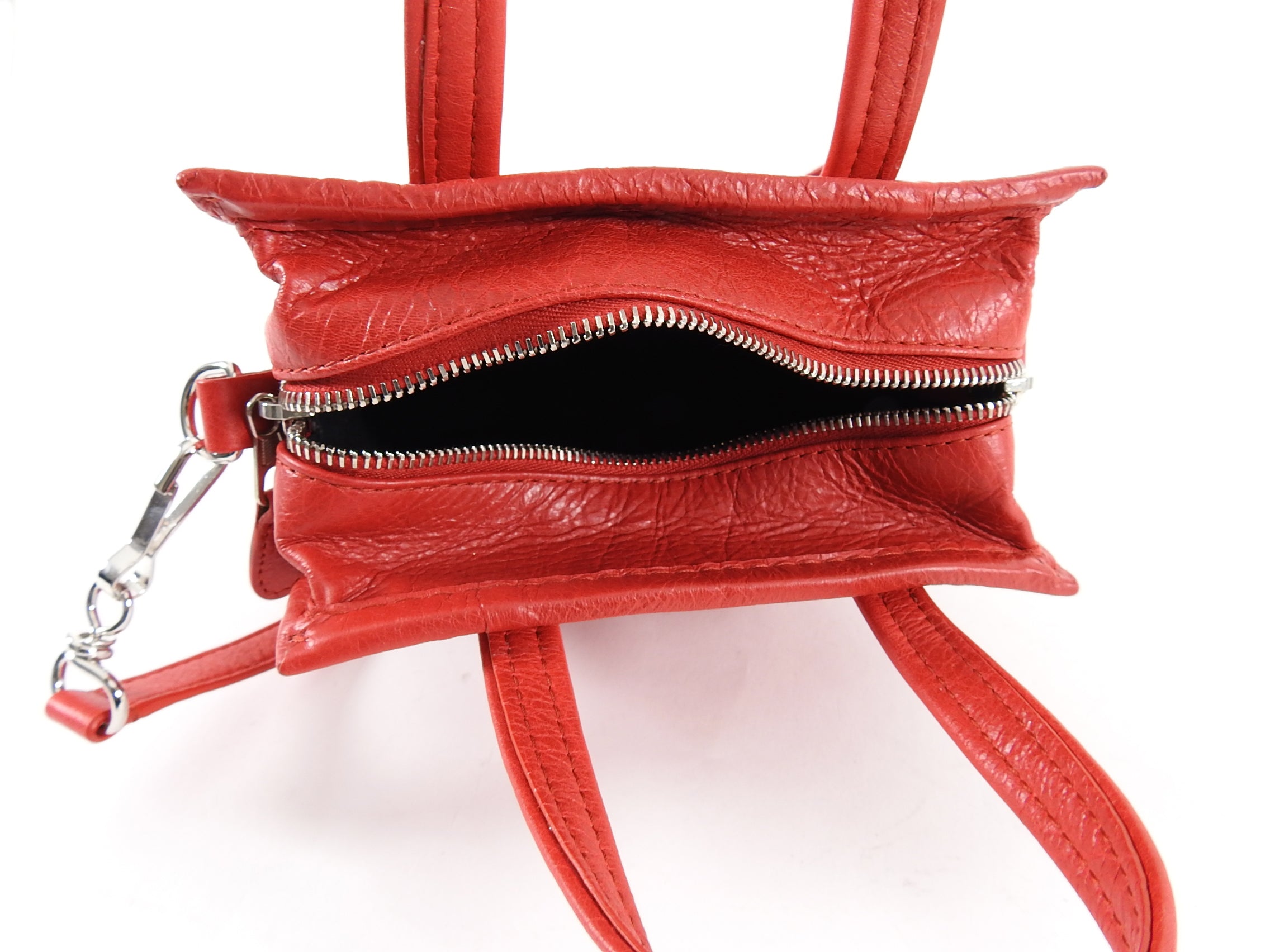 Balenciaga Red XXS Bazaar Crossbody Tote Bag for Women - Stylish Mini Shoulder Handbag for Daily Use, Travel & Shopping