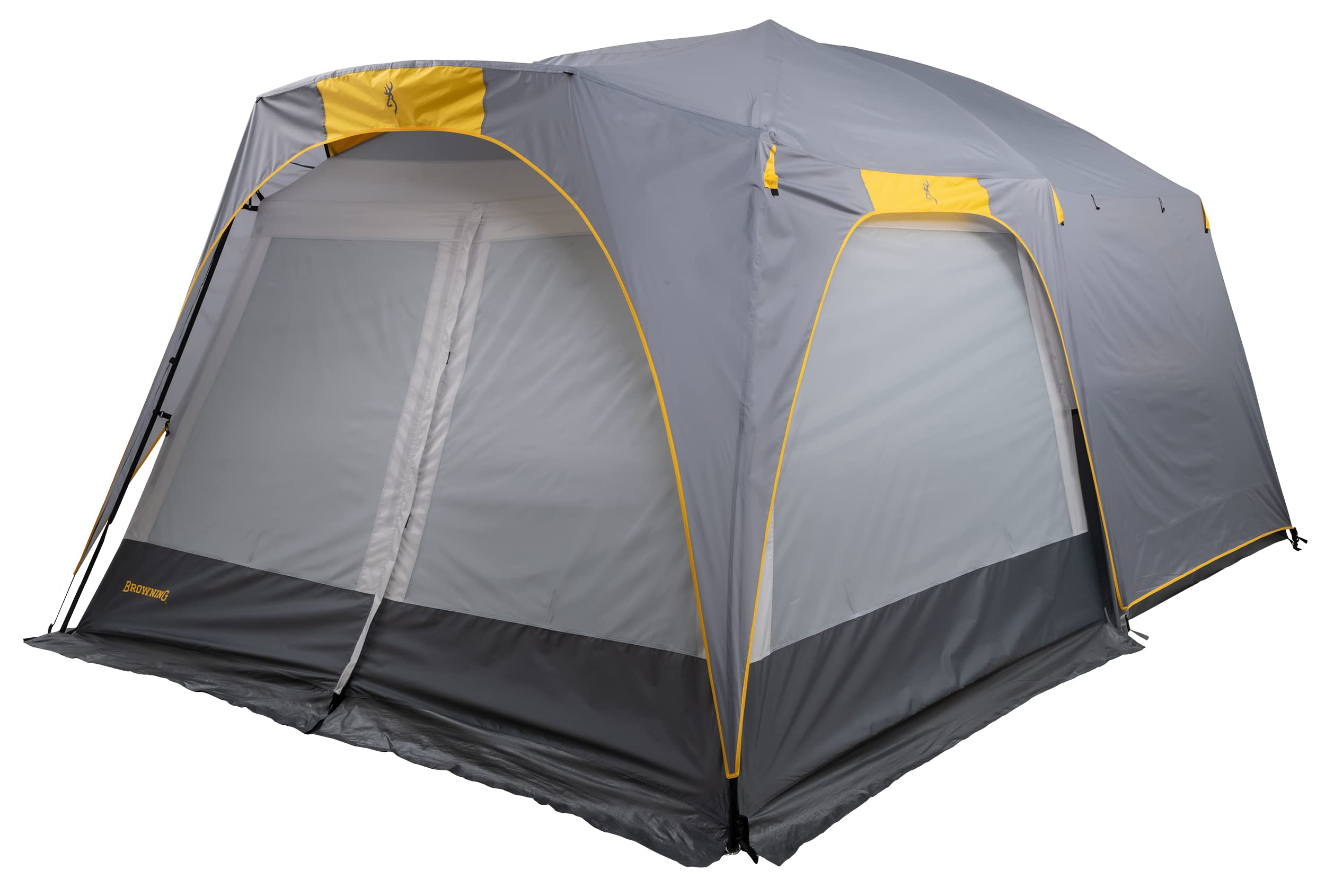 Browning Camping Big Horn Tent - 4 Person Waterproof Outdoor Dome Tent for Hiking, Backpacking & Family Camping - Lightweight & Easy Setup for Adventures